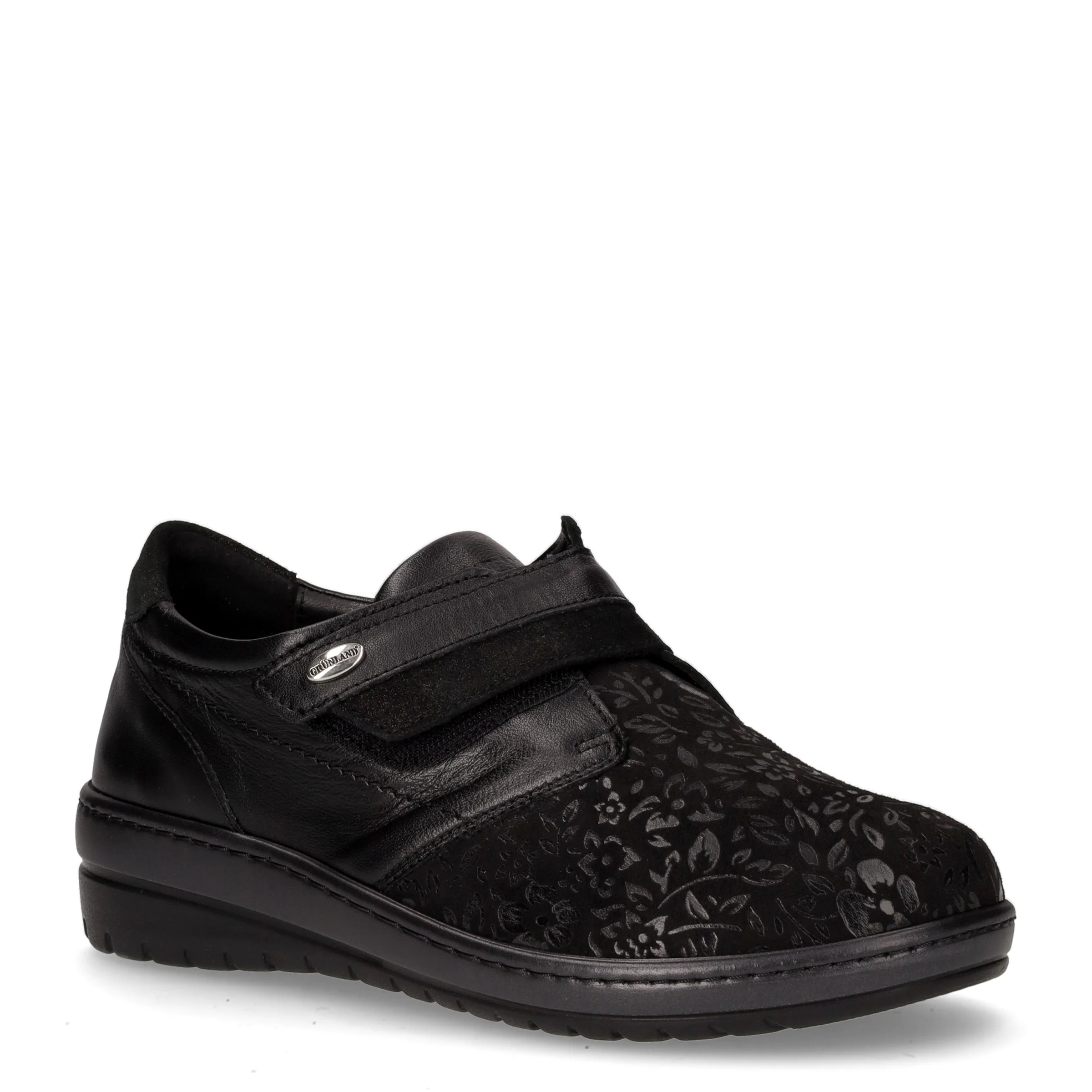 Nile scarpa sportiva in pelle e tessuto nero - Image 2