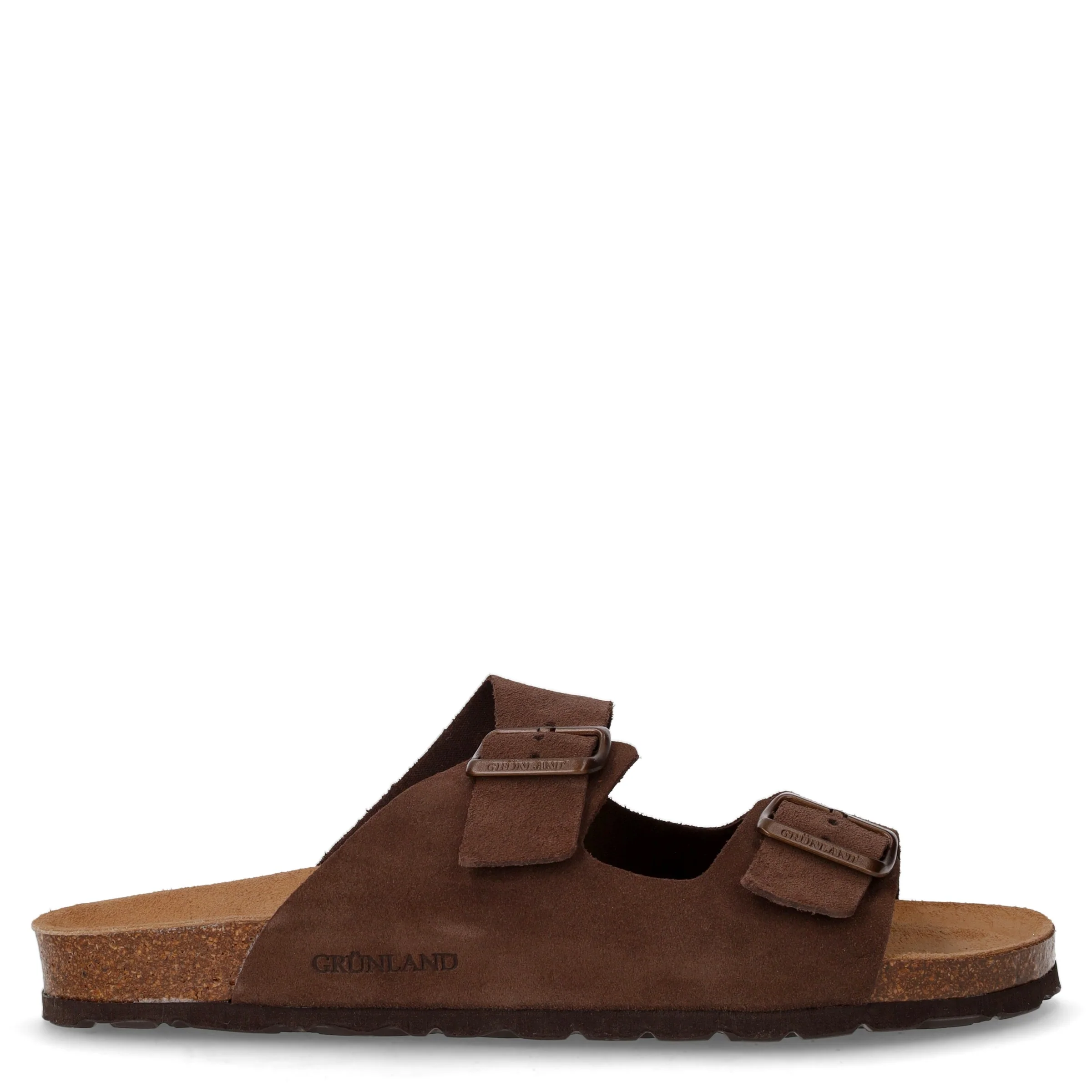 Robi ciabatta in pelle castagno