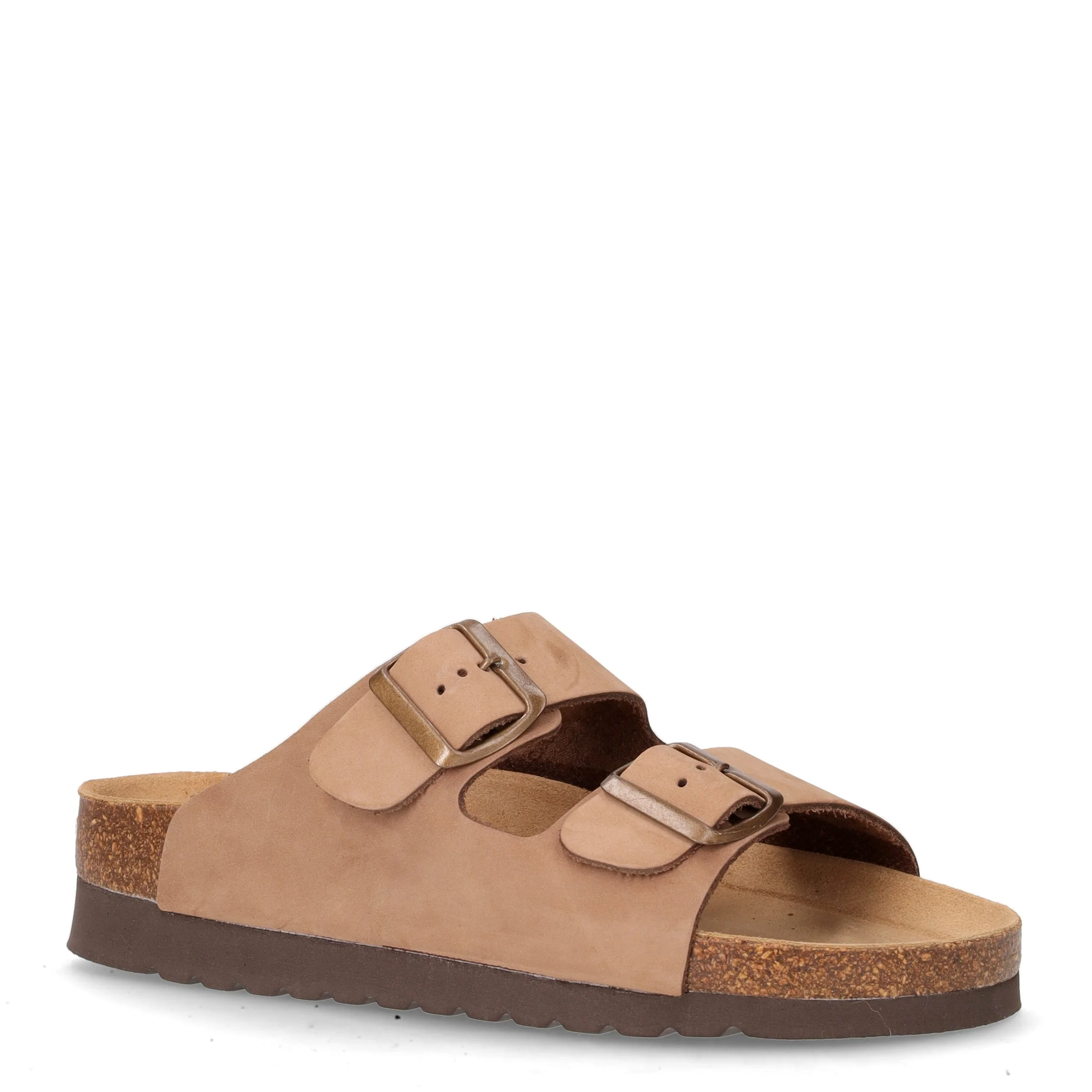 Sara ciabatta in pelle con platform taupe - Image 5