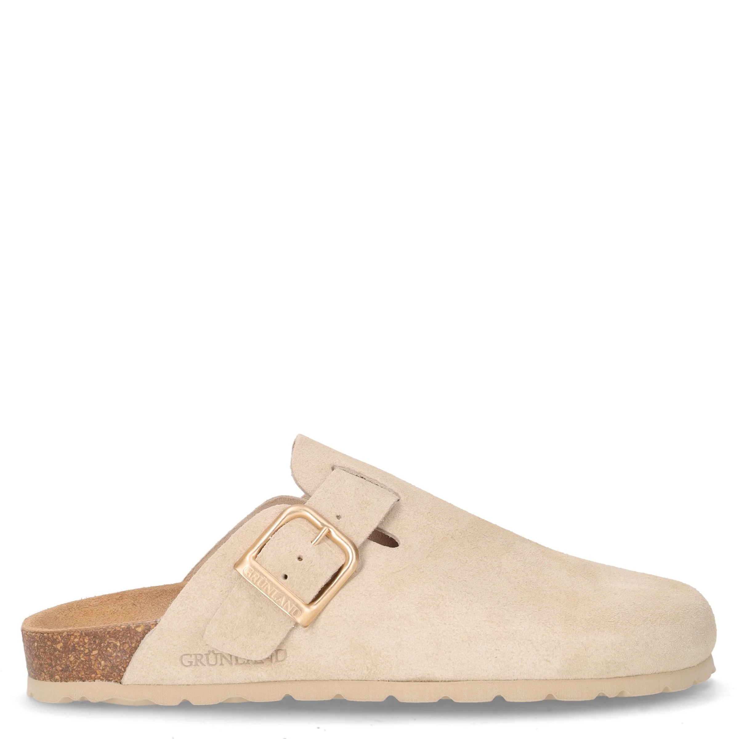 Sara ciabatta in pelle latte