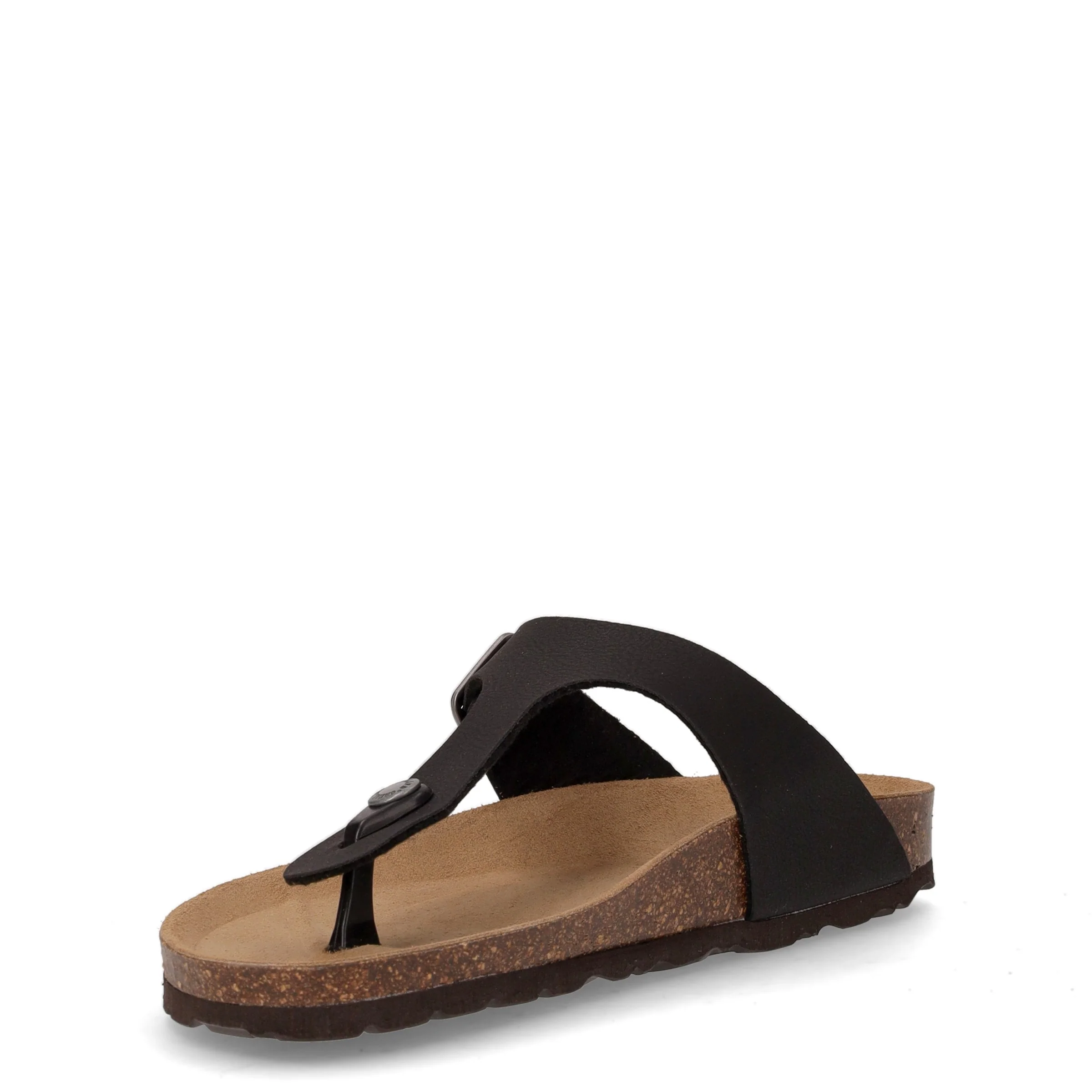 Sara ciabatta infradito in ecopelle nero - Image 3