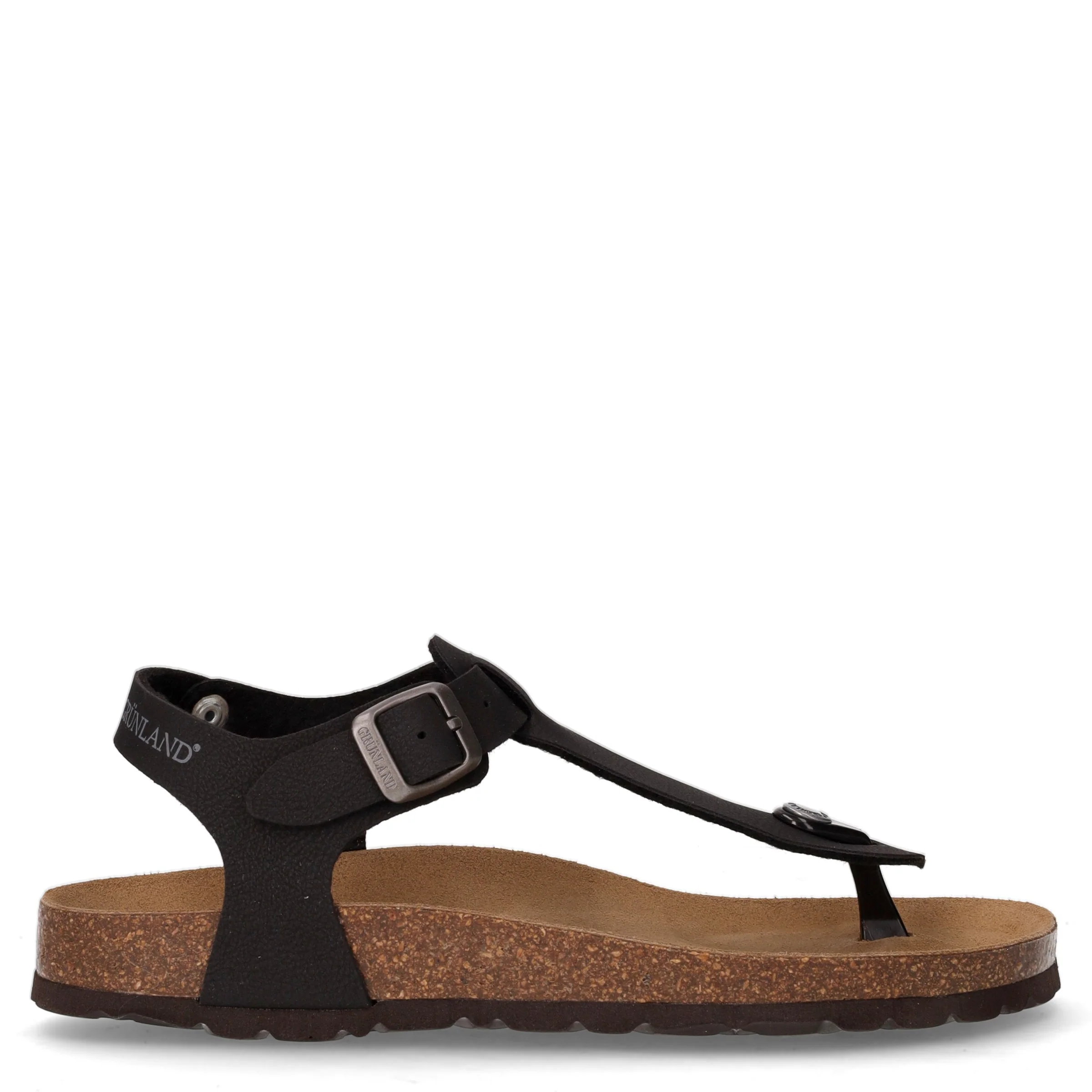 Sara sandalo infradito in ecopelle nero
