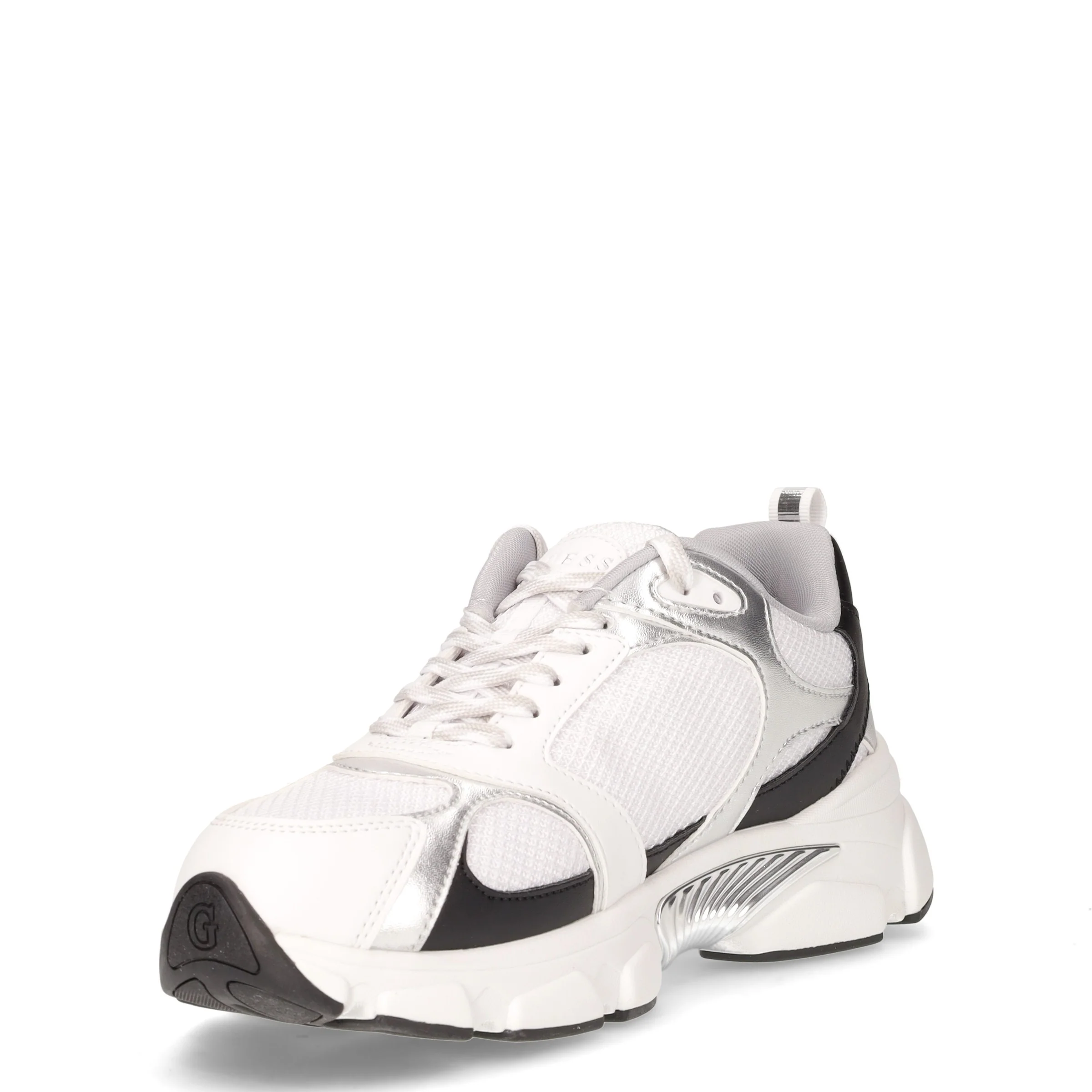 Sneaker in ecopelle bianco nero - Image 3