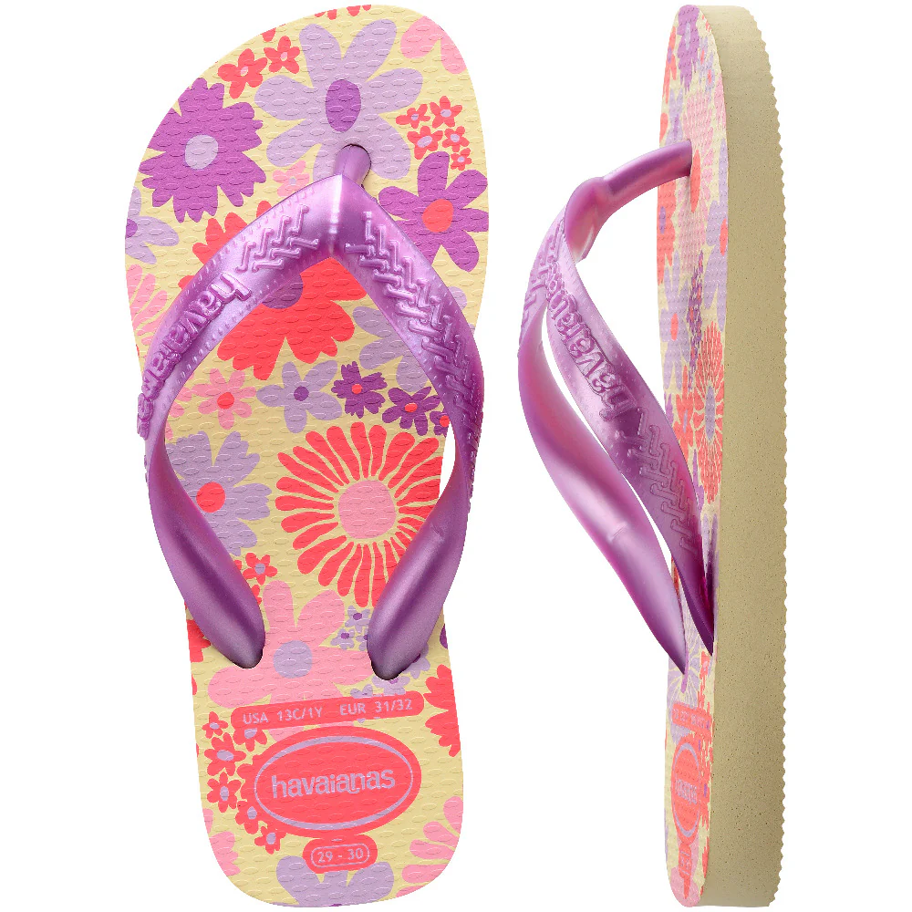 Flores kids infradito da bambina buttercream - Image 3
