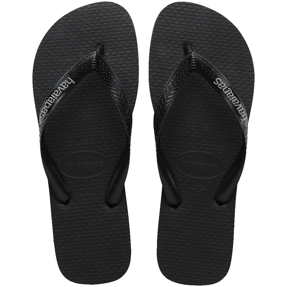 Rubber ciabatta infradito black