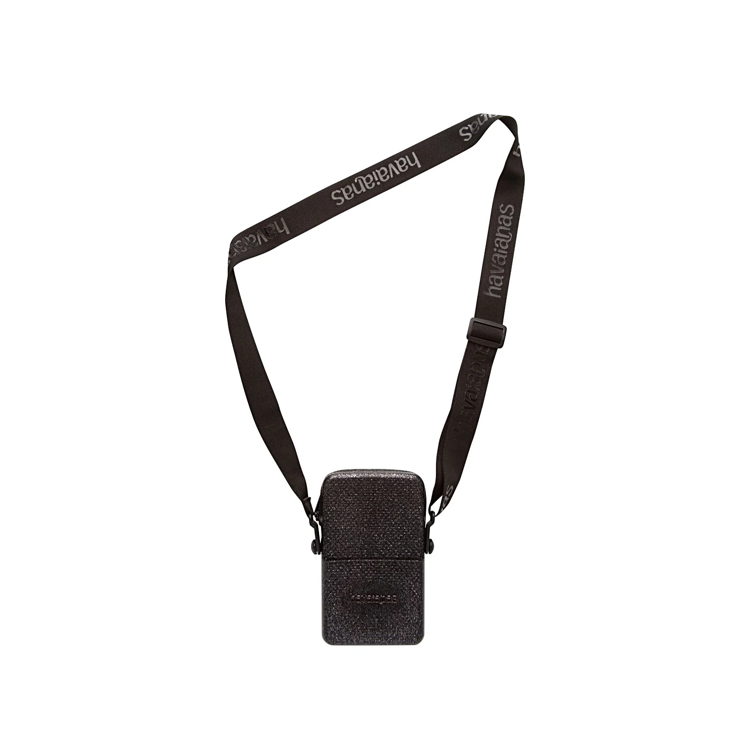 Street Bag Glitter borsello in gomma black - Image 3