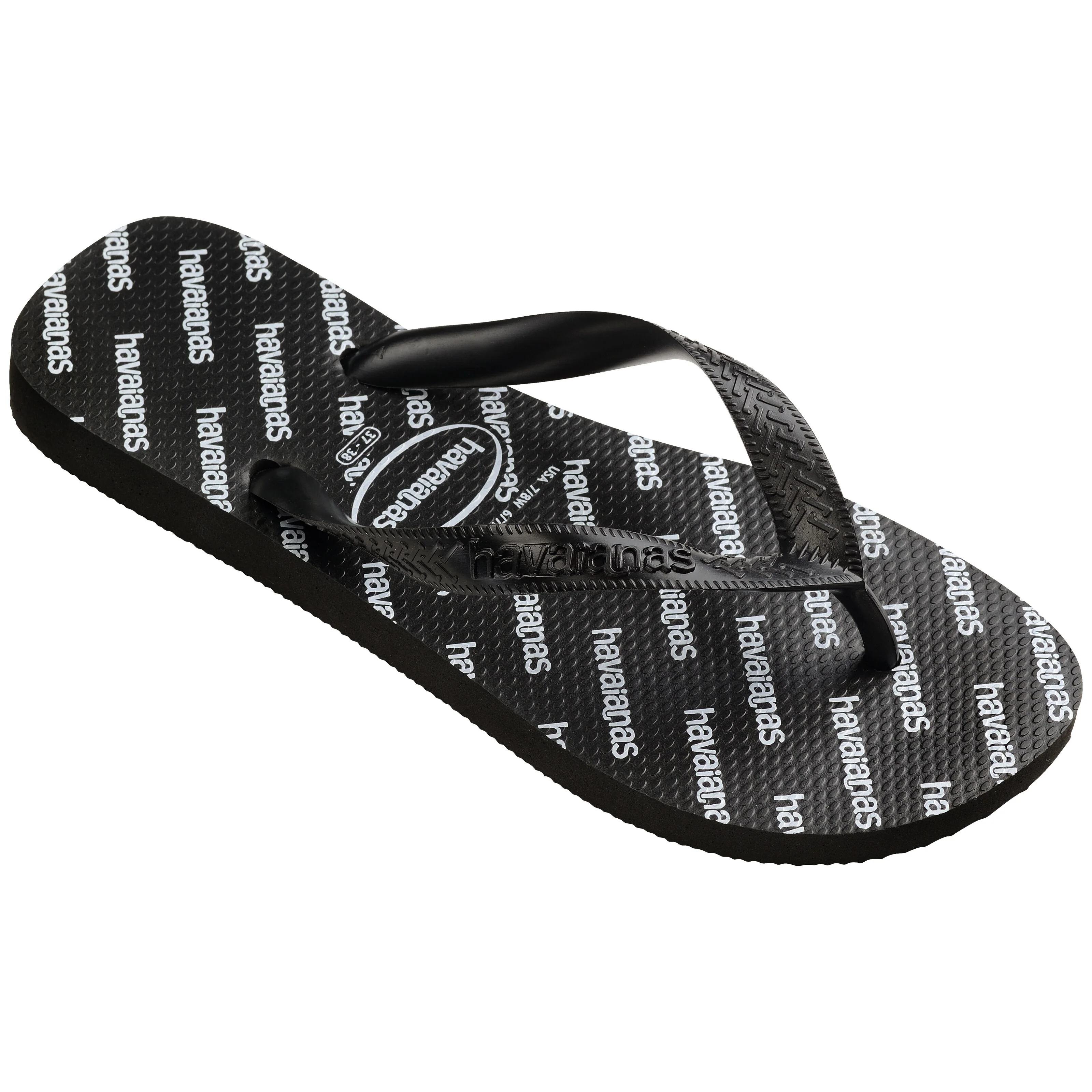 Top Logomania Essential infradito black - Image 2