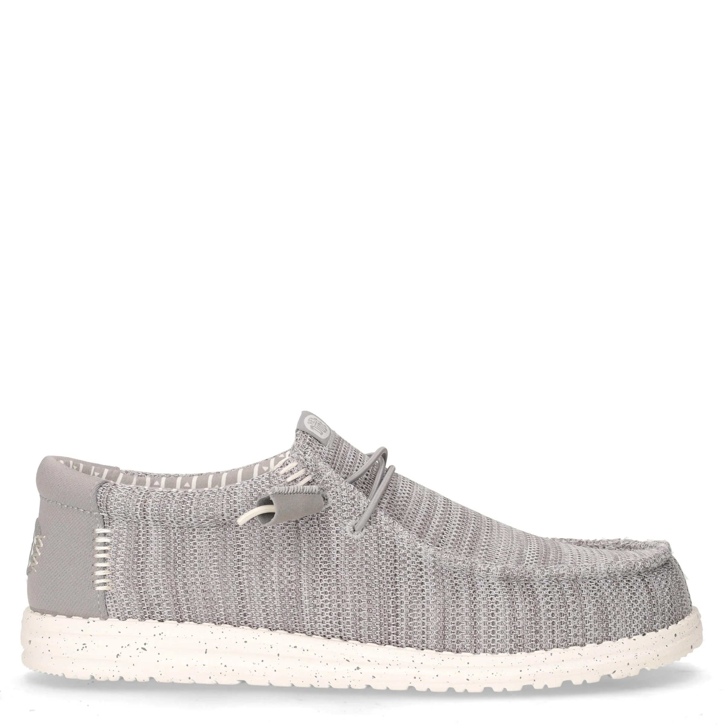Wally stringata casual in tessuto grigio