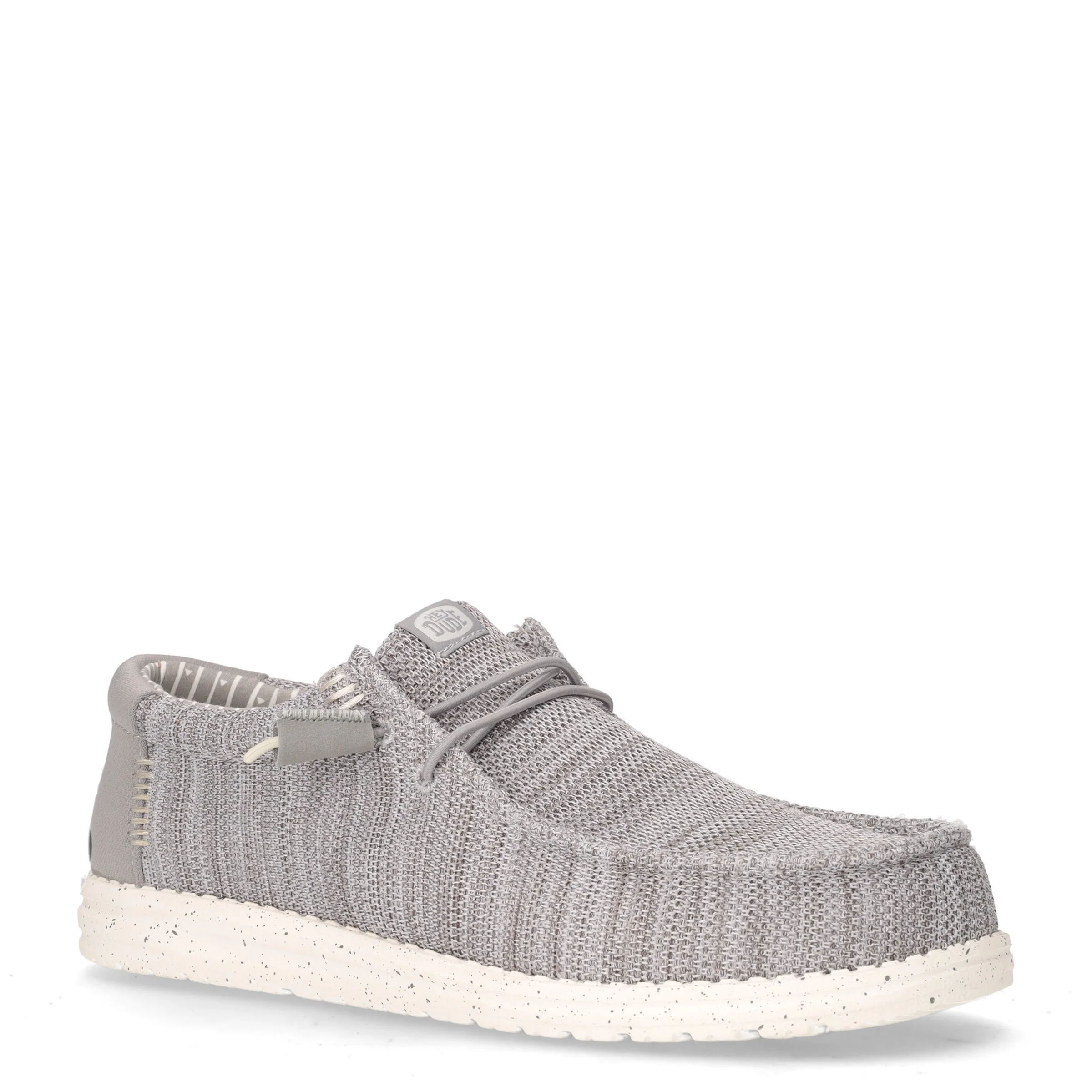 Wally stringata casual in tessuto grigio - Image 2