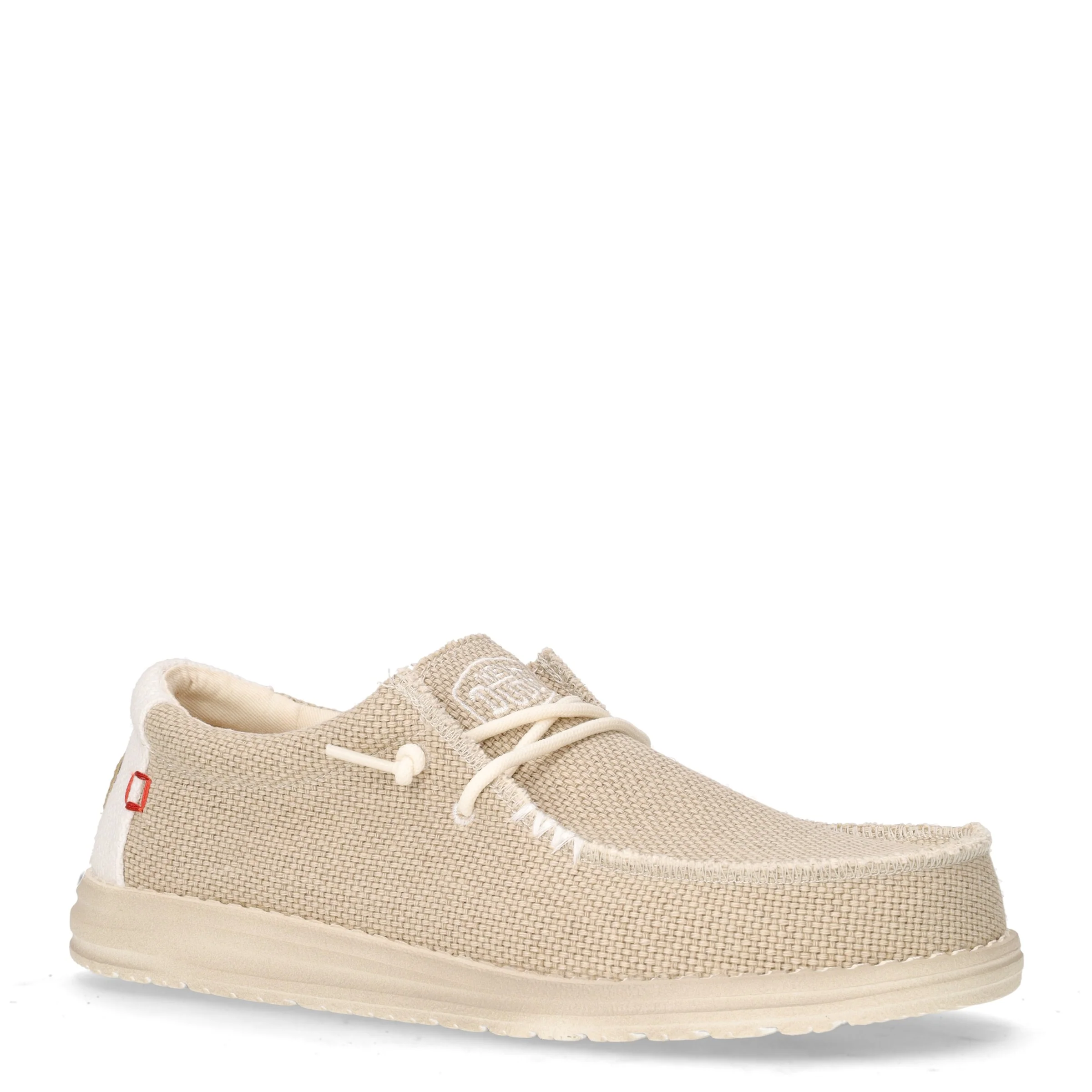 Wally stringata casual in tessuto off white - Image 2
