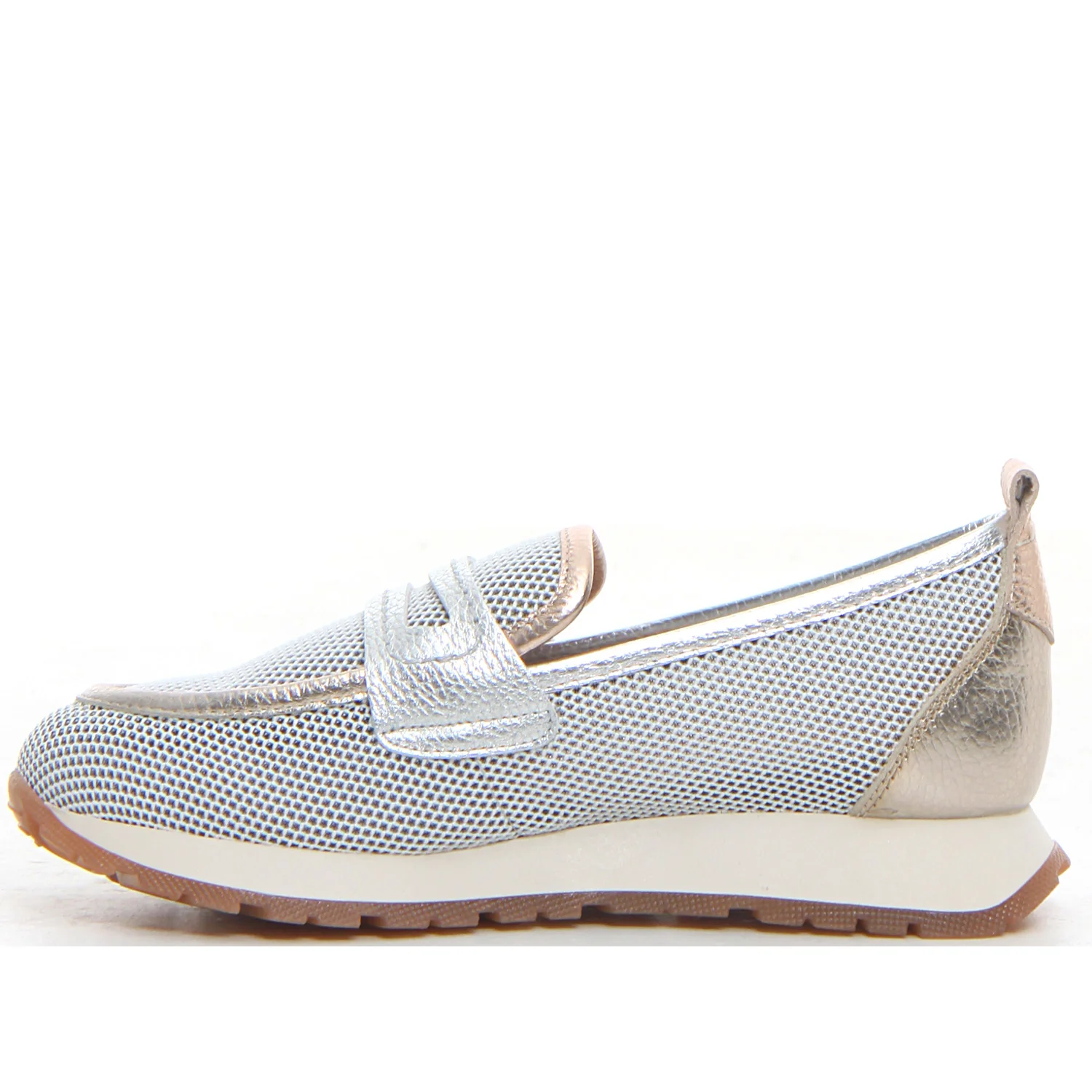 Mocassino white silver - Image 2