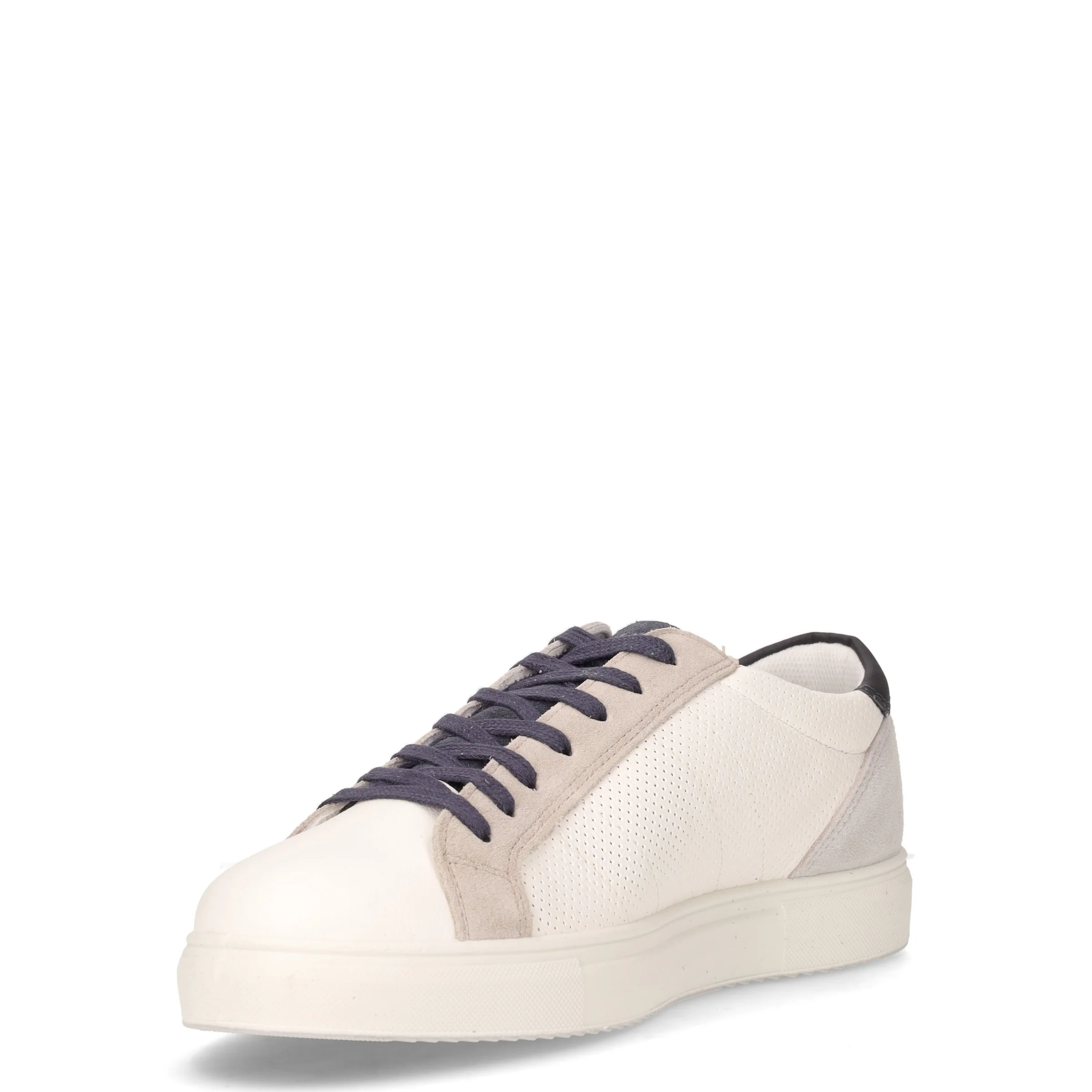 Sneaker in pelle bianco blu - Image 3