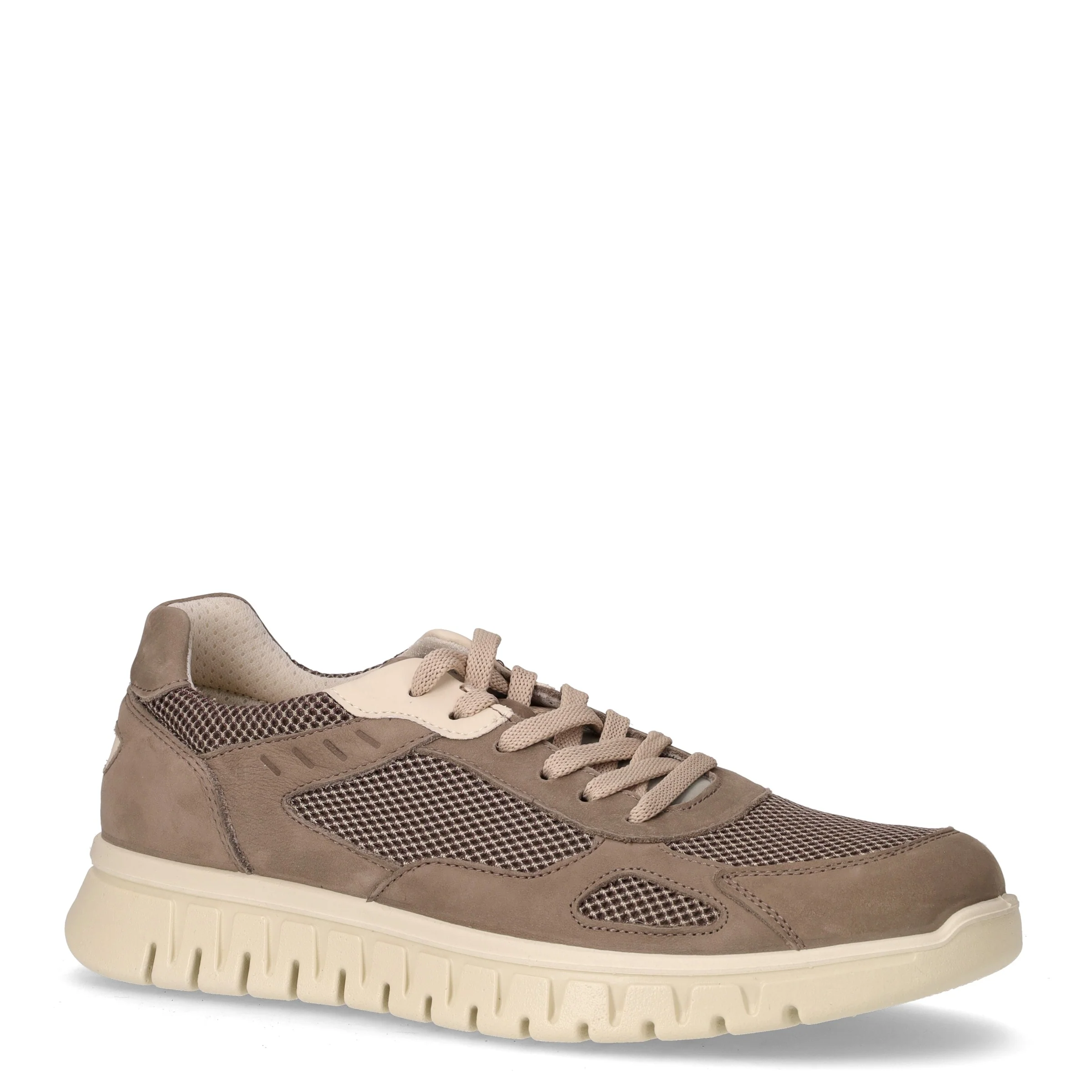 Sneaker in pelle e tessuto talpa - Image 2