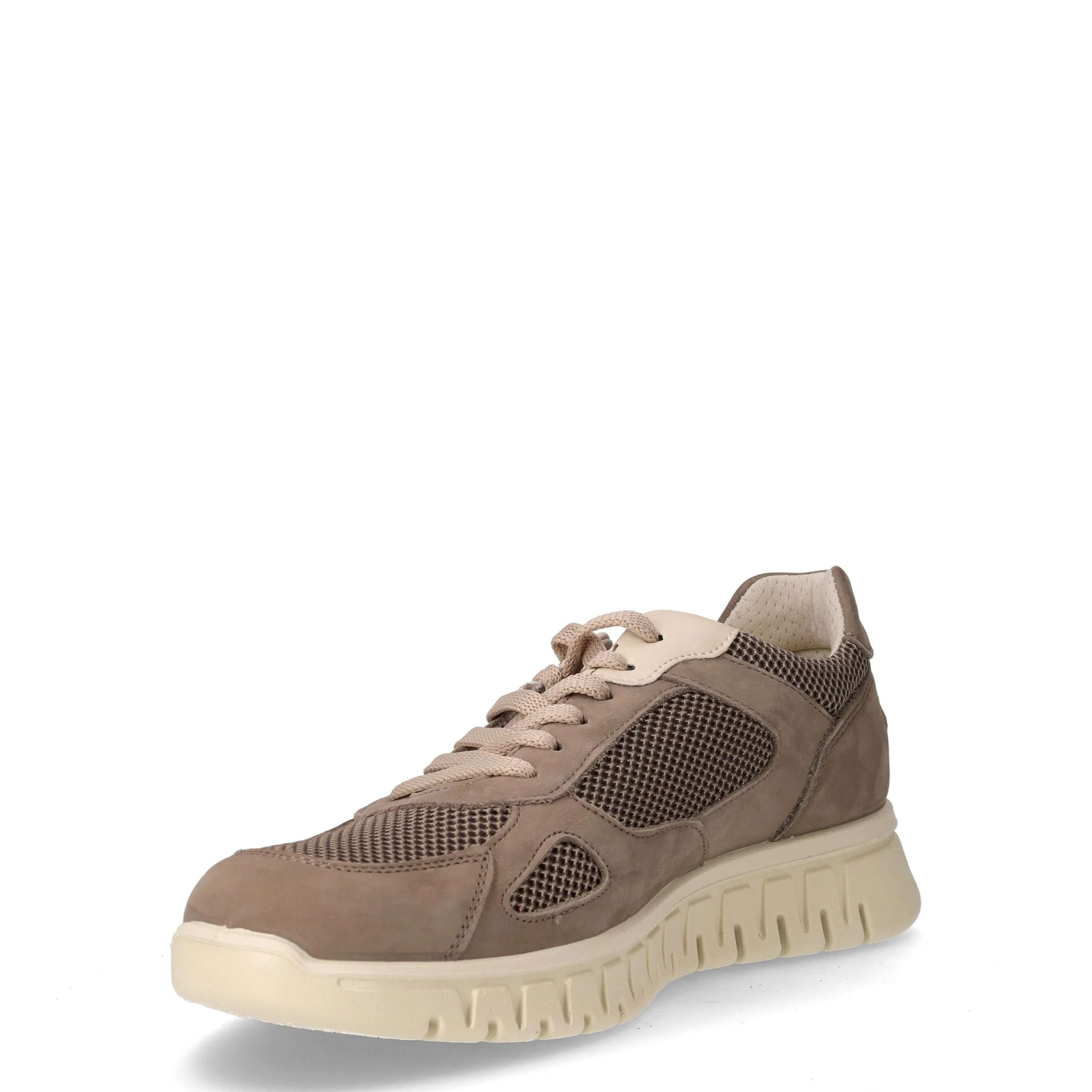 Sneaker in pelle e tessuto talpa - Image 3