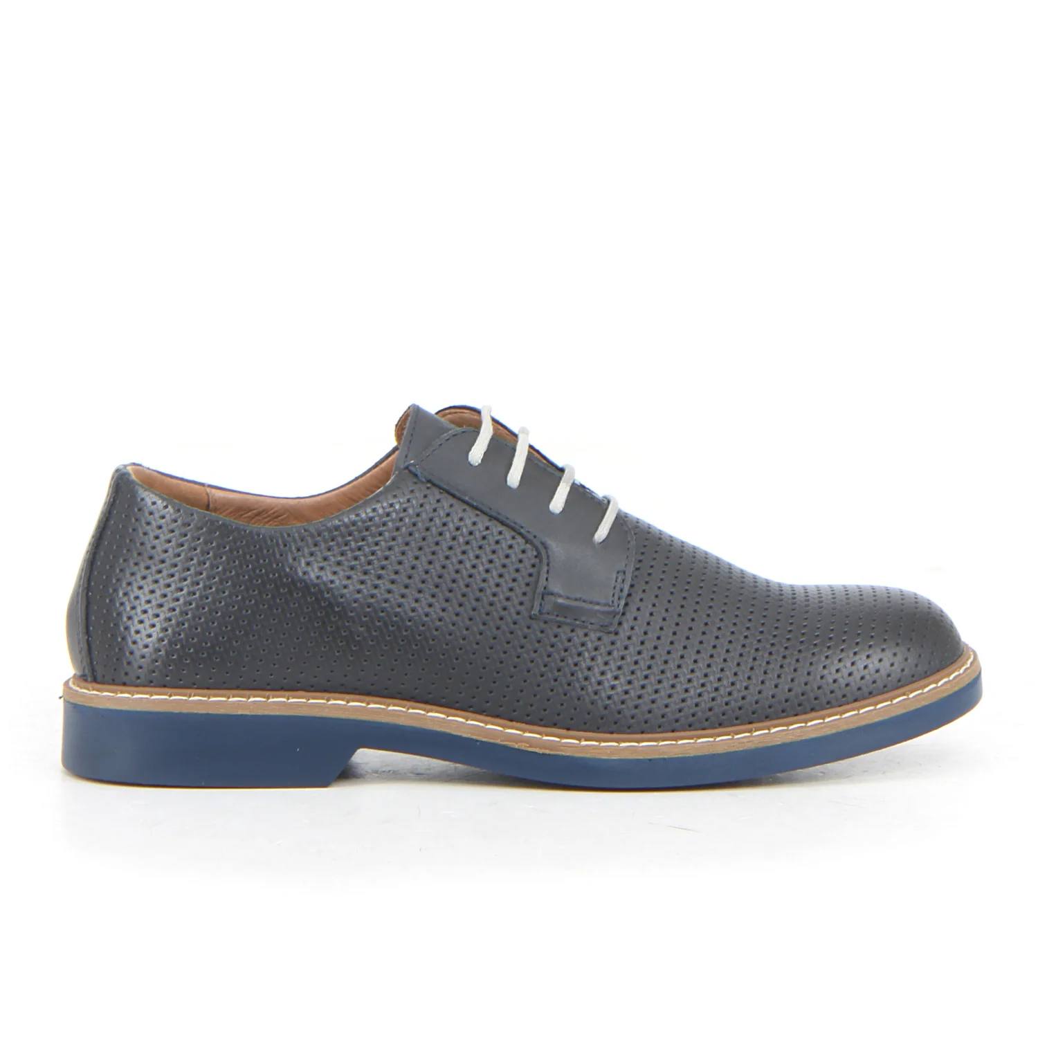 Stringata casual blu
