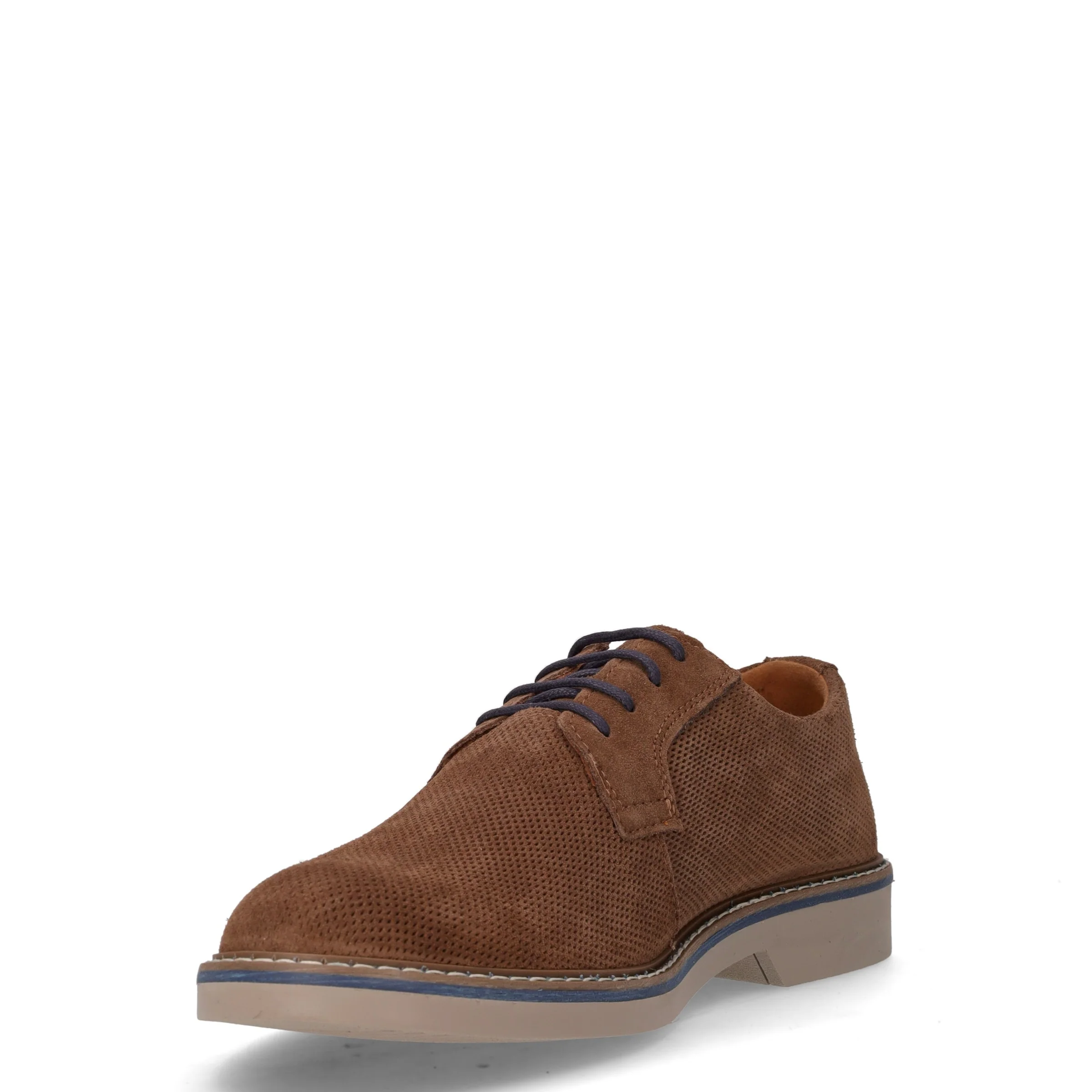 Stringata casual in pelle nocciola - Image 3