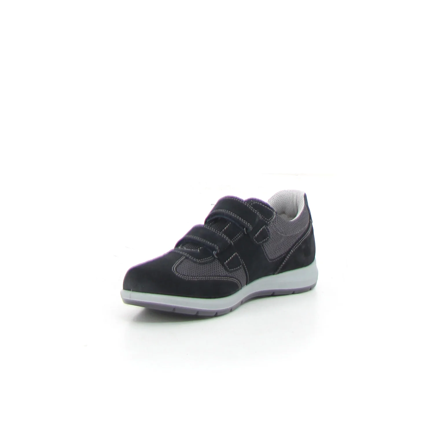 Scarpa sportiva con strappi blu - Image 3
