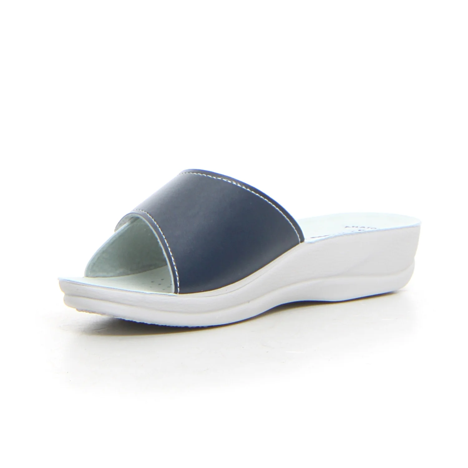 Ciabatta con strappo blu bianco - Image 3