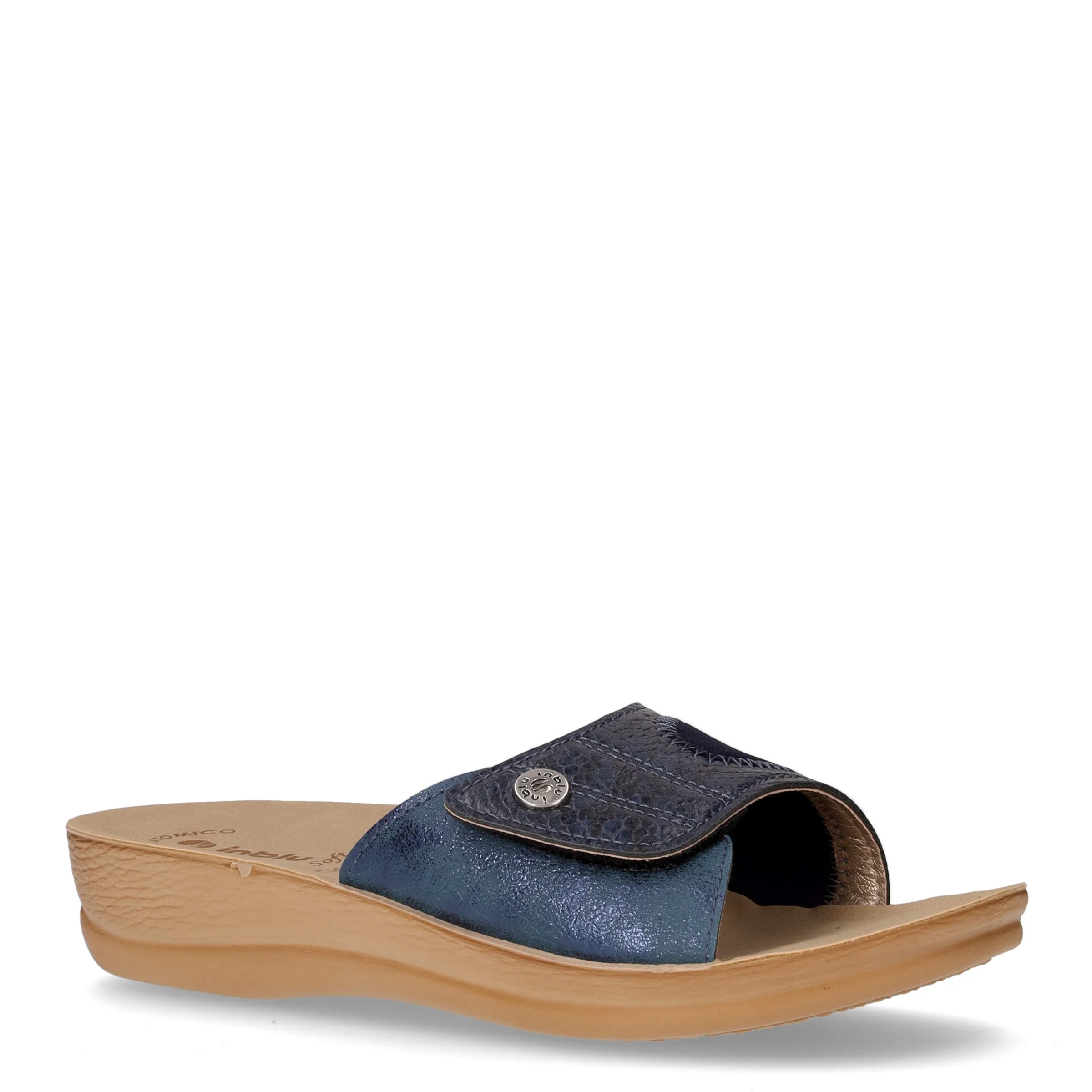 Ciabatta in ecopelle blu - Image 2