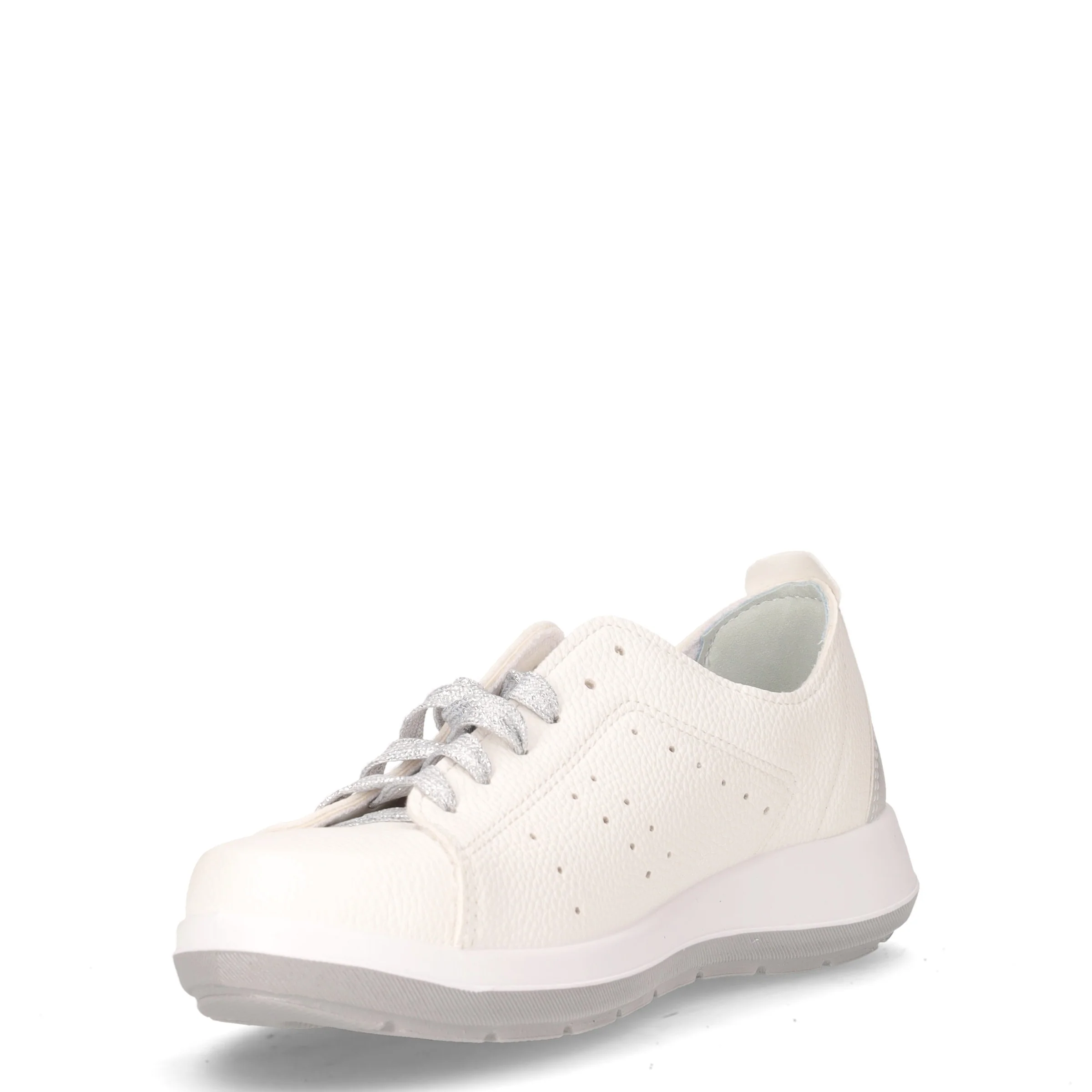 Sneaker in ecopelle bianco argento - Image 3