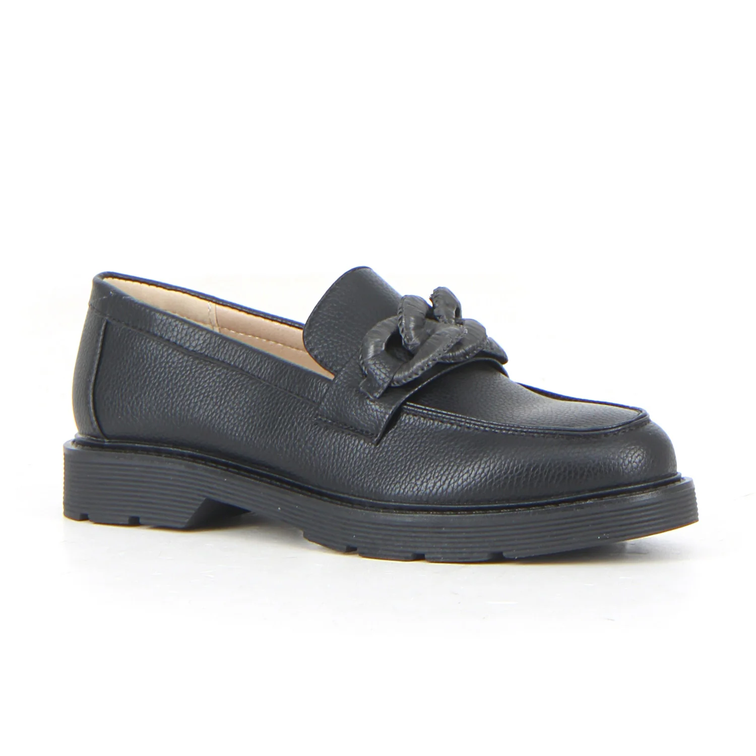 Mocassino con catena black - Image 2