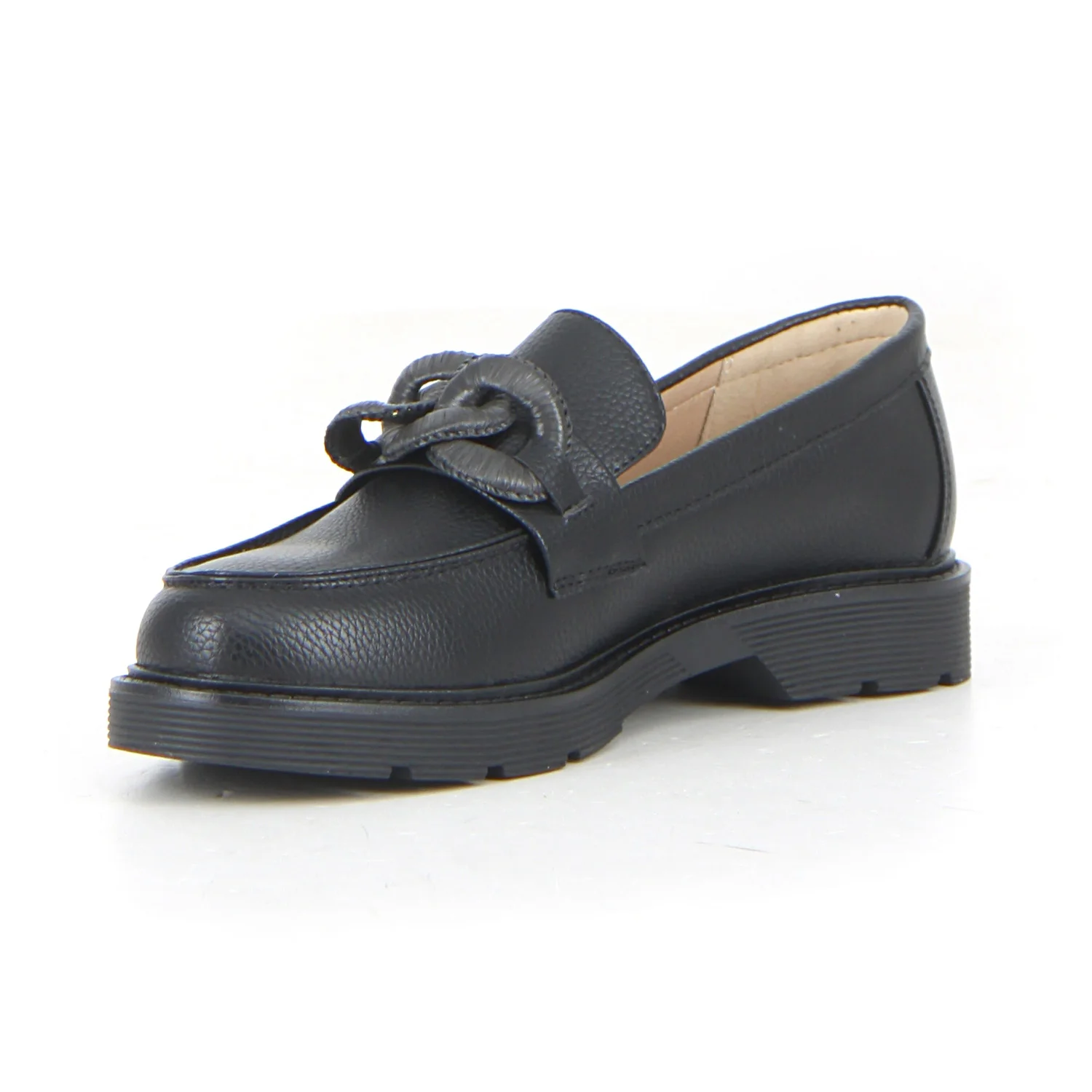 Mocassino con catena black - Image 3