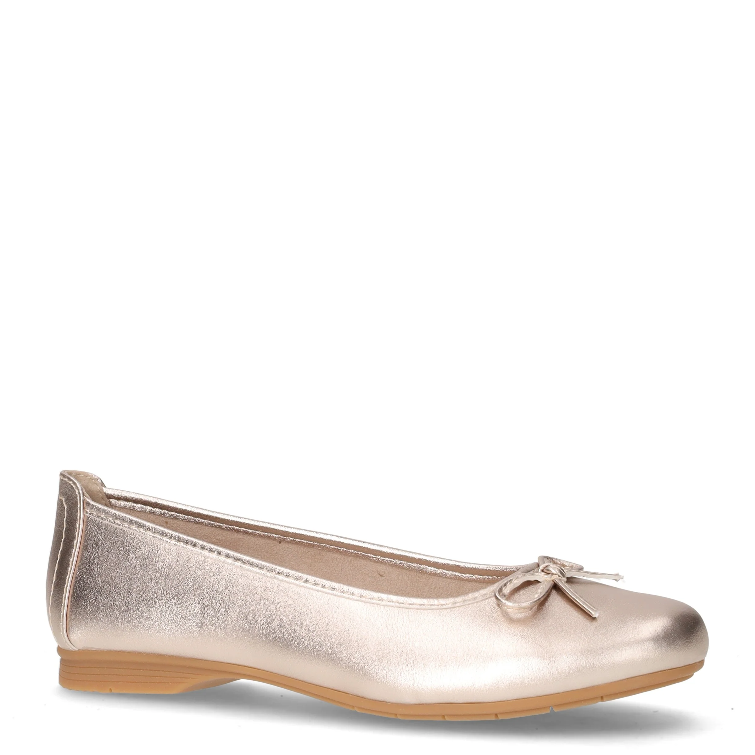 Ballerina in ecopelle champagne - Image 2