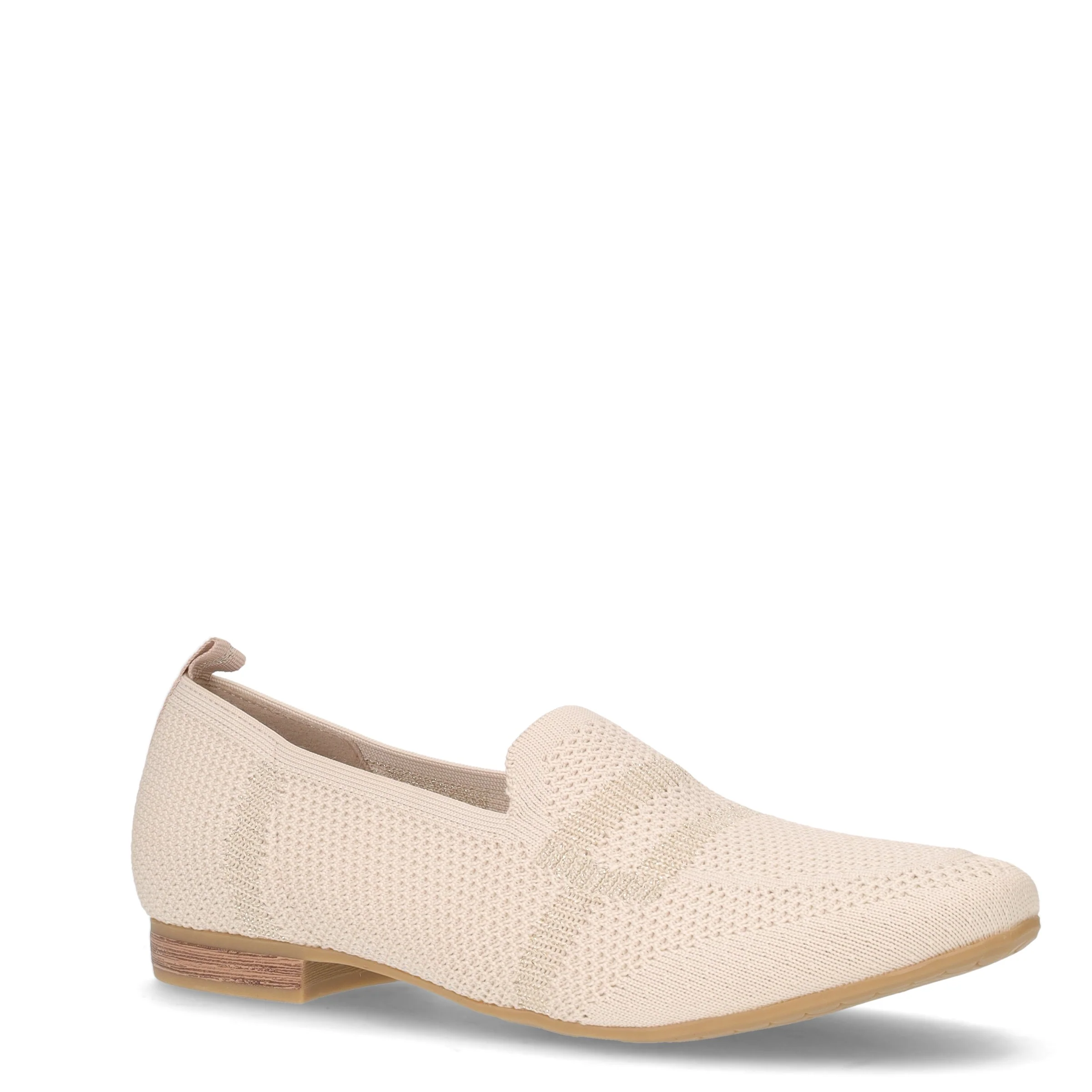 Mocassino in tessuto beige oro - Image 2