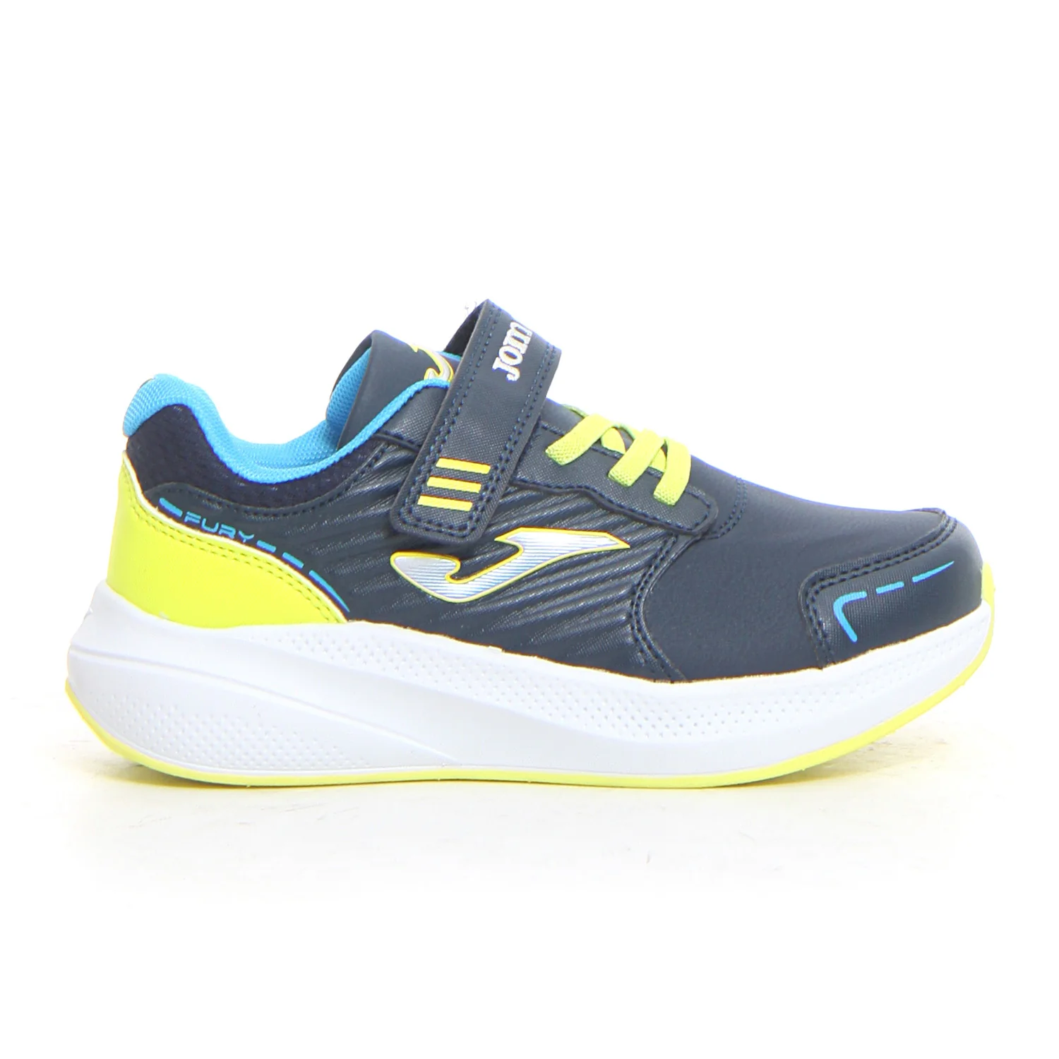 Fury jr 2403 sneaker bambino marino amarillo