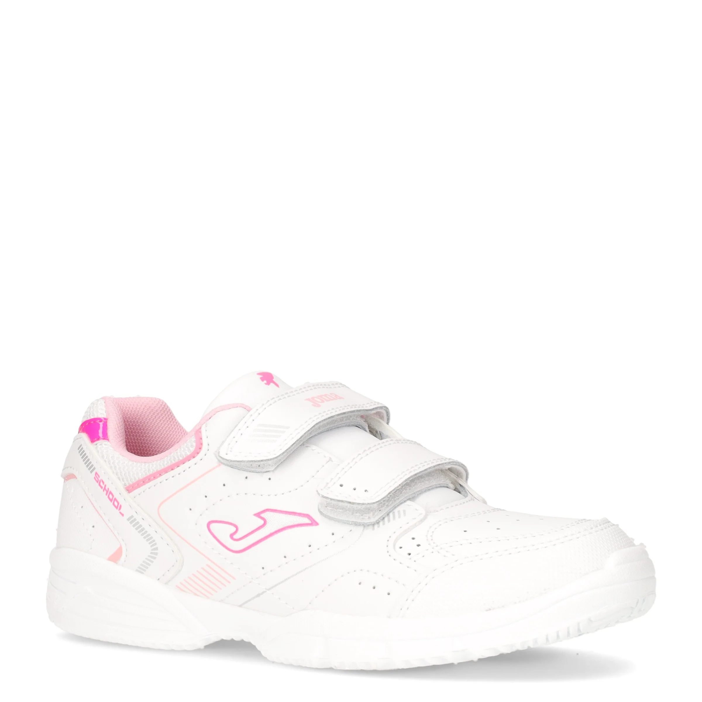 School,2410 sneaker bambina bianco rosa - Image 2