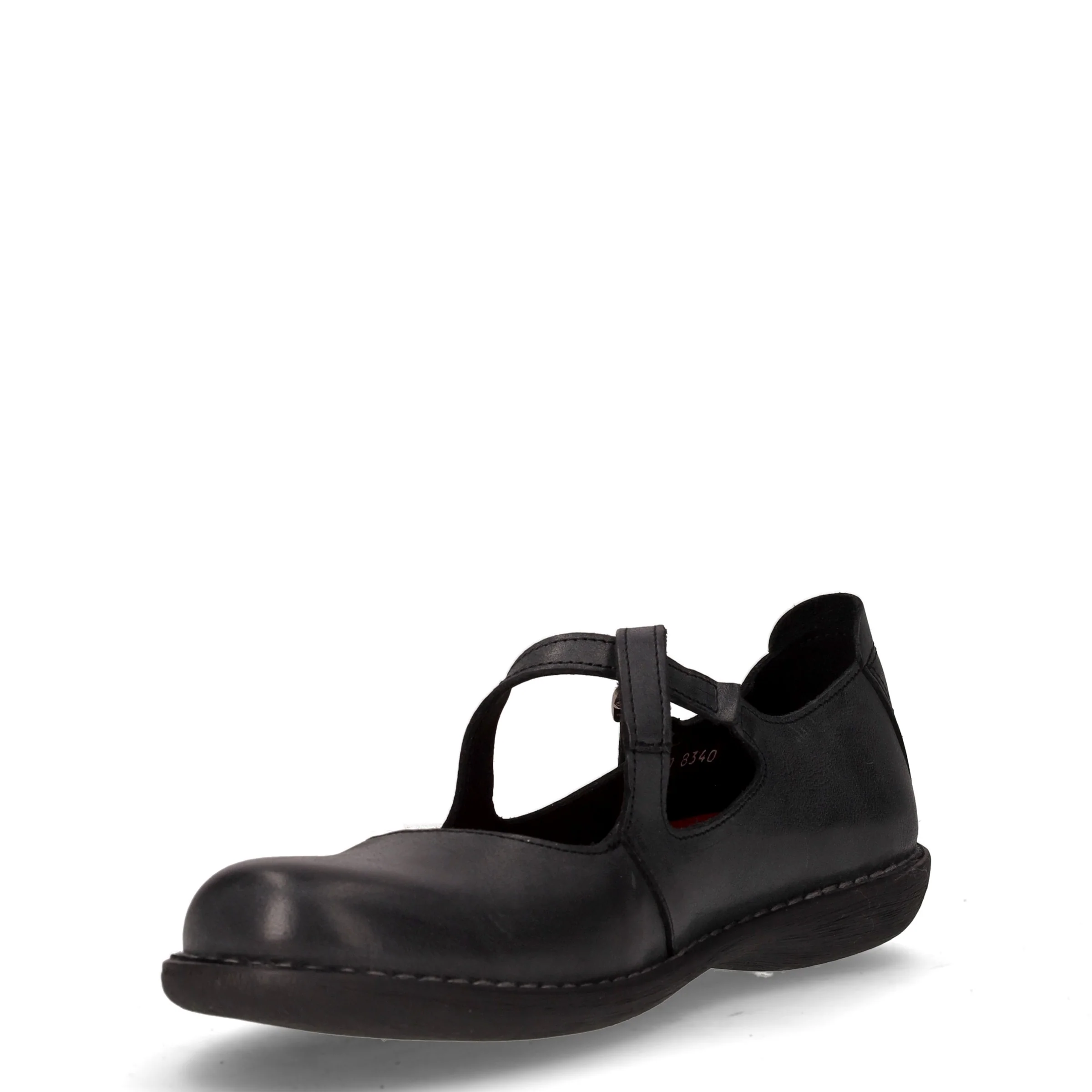Ballerina sportiva in pelle nero - Image 3