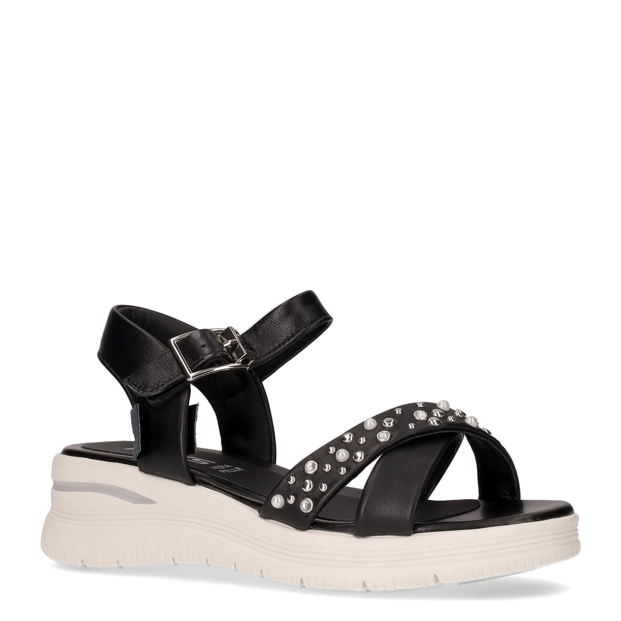 Sandalo con zeppa black - Image 2