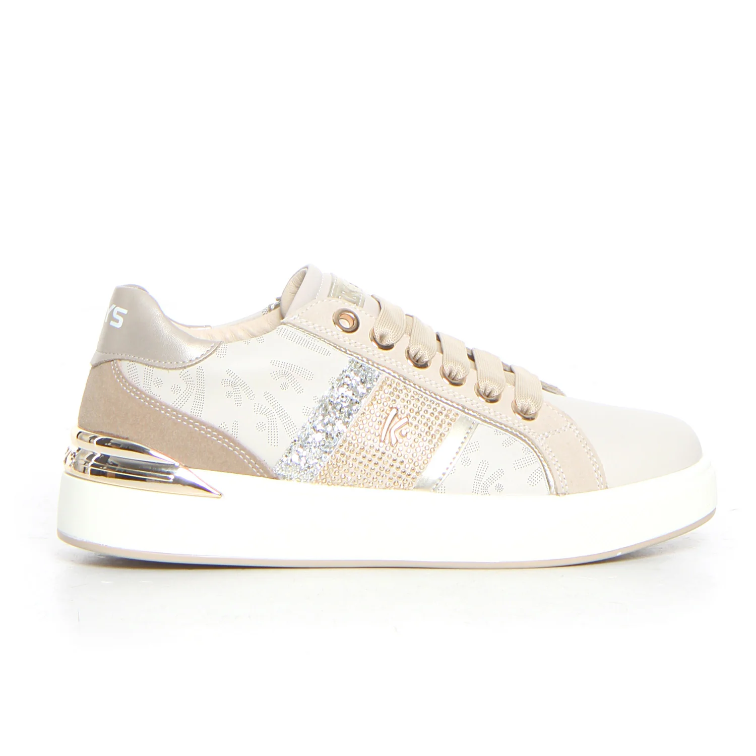 Sneaker beige gold