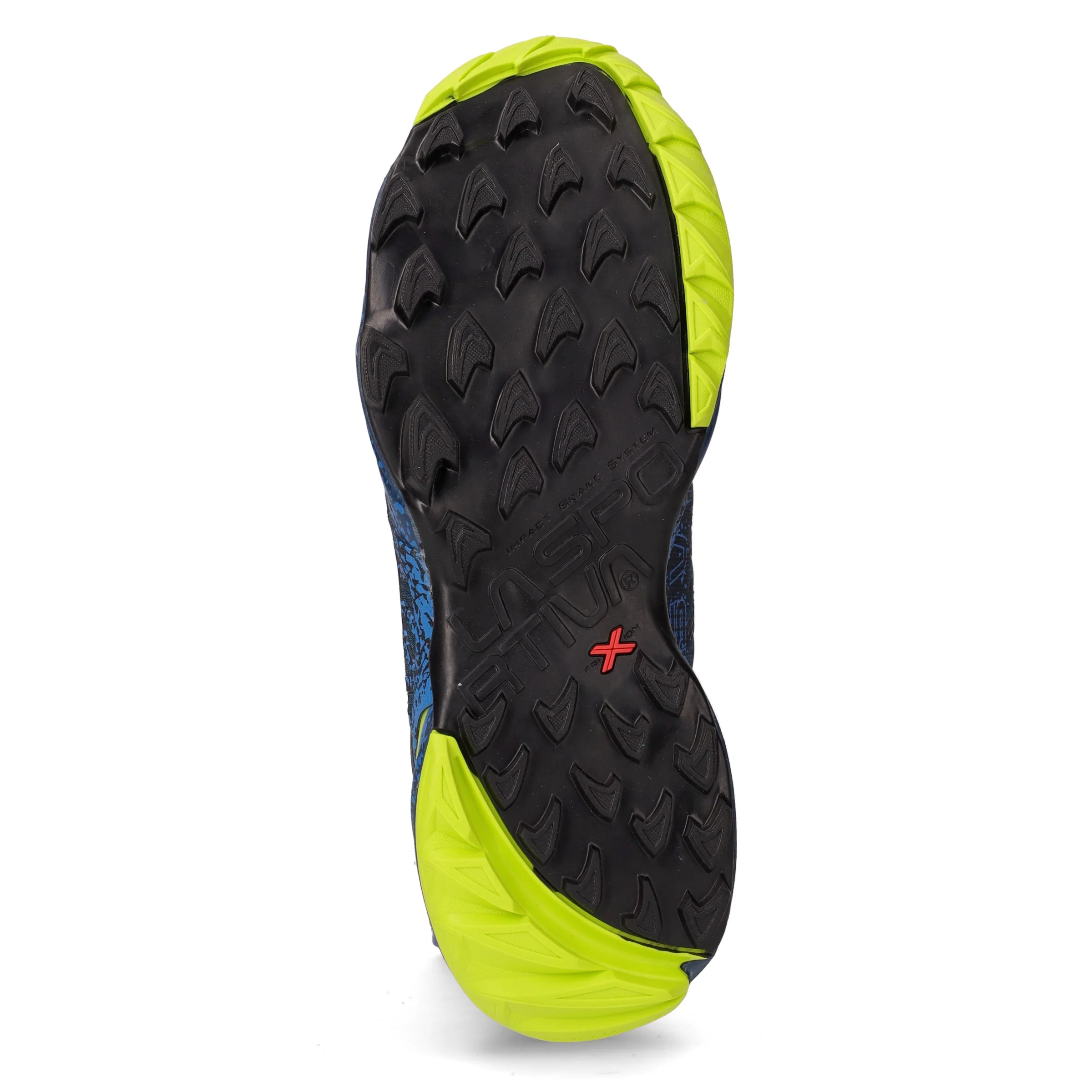 Akasha II scarpa da trail running in mesh e pu blu lime - Image 4