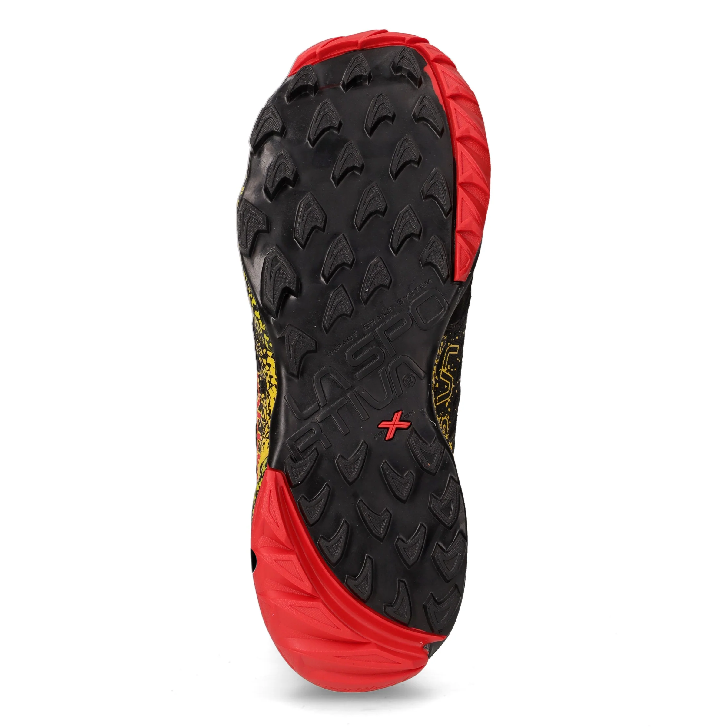 Akasha II scarpa da trail running in mesh e pu nero giallo - Image 4