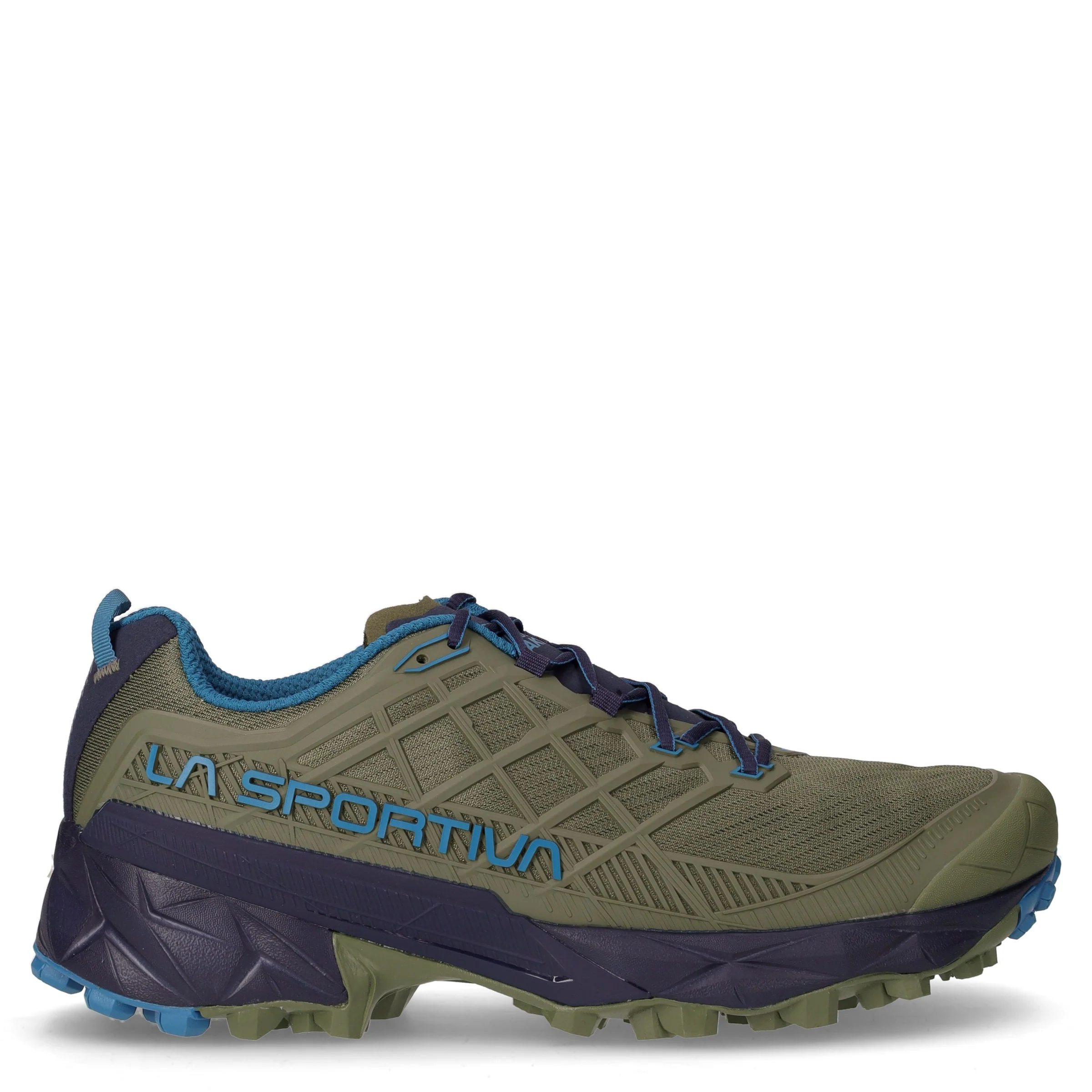 Akyra scarpa da trail running in tessuto tecnico cipresso blu