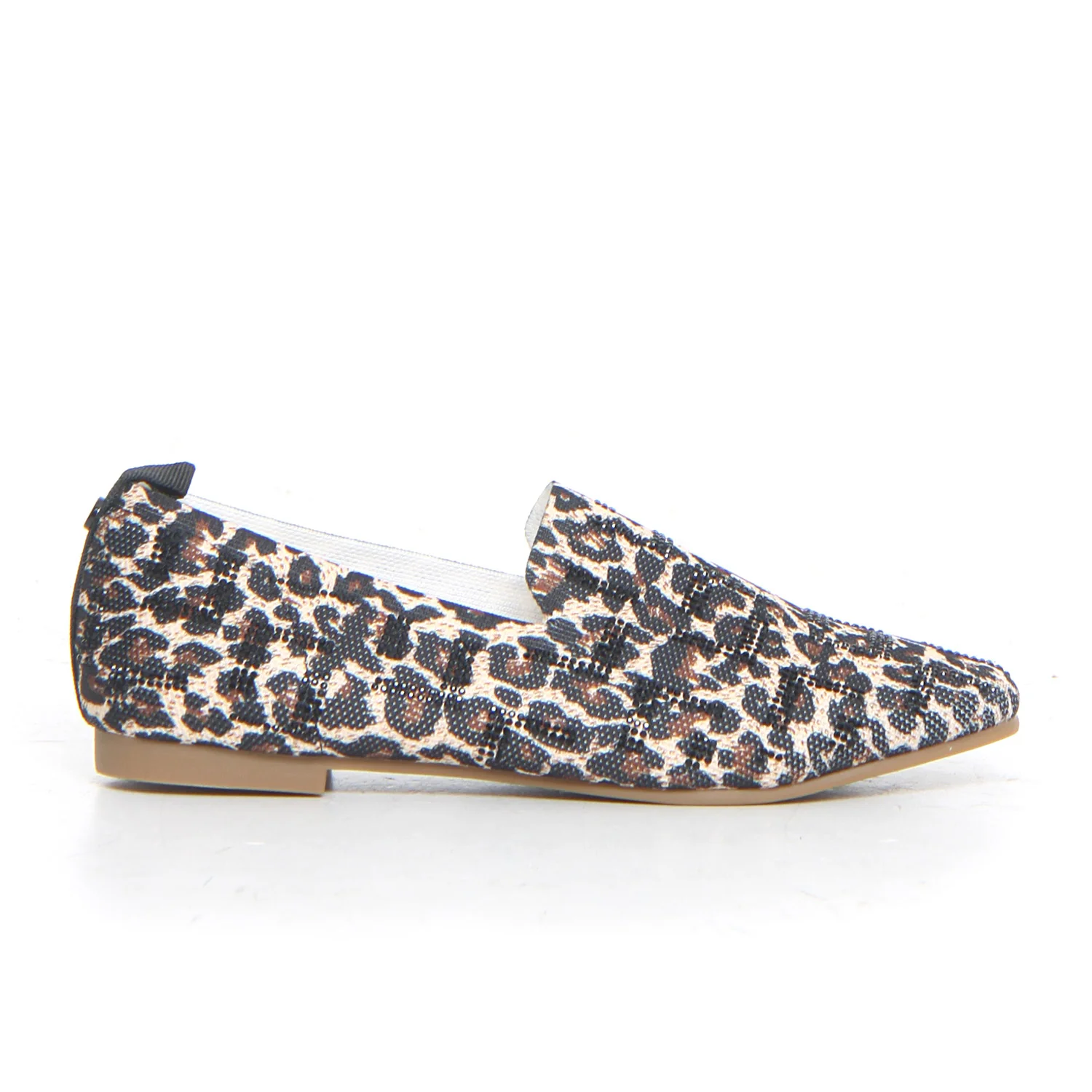 Mocassino casual leopard beige