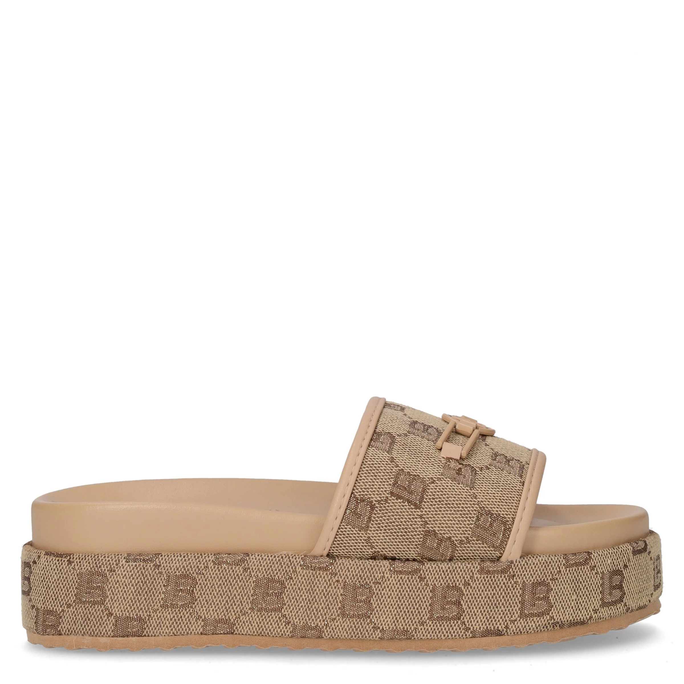 Ciabatta con platform beige