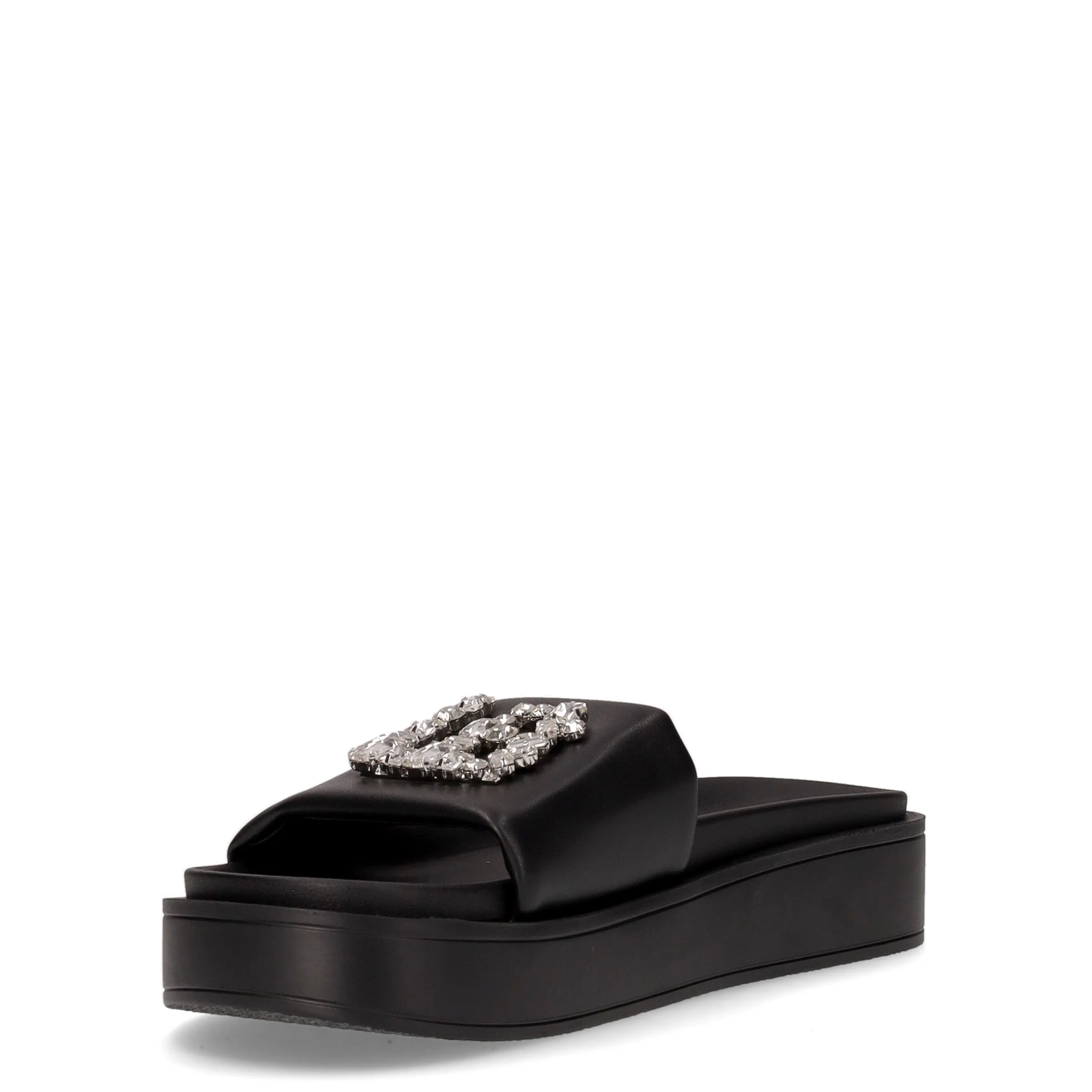 Ciabatta di gomma con platform black - Image 3