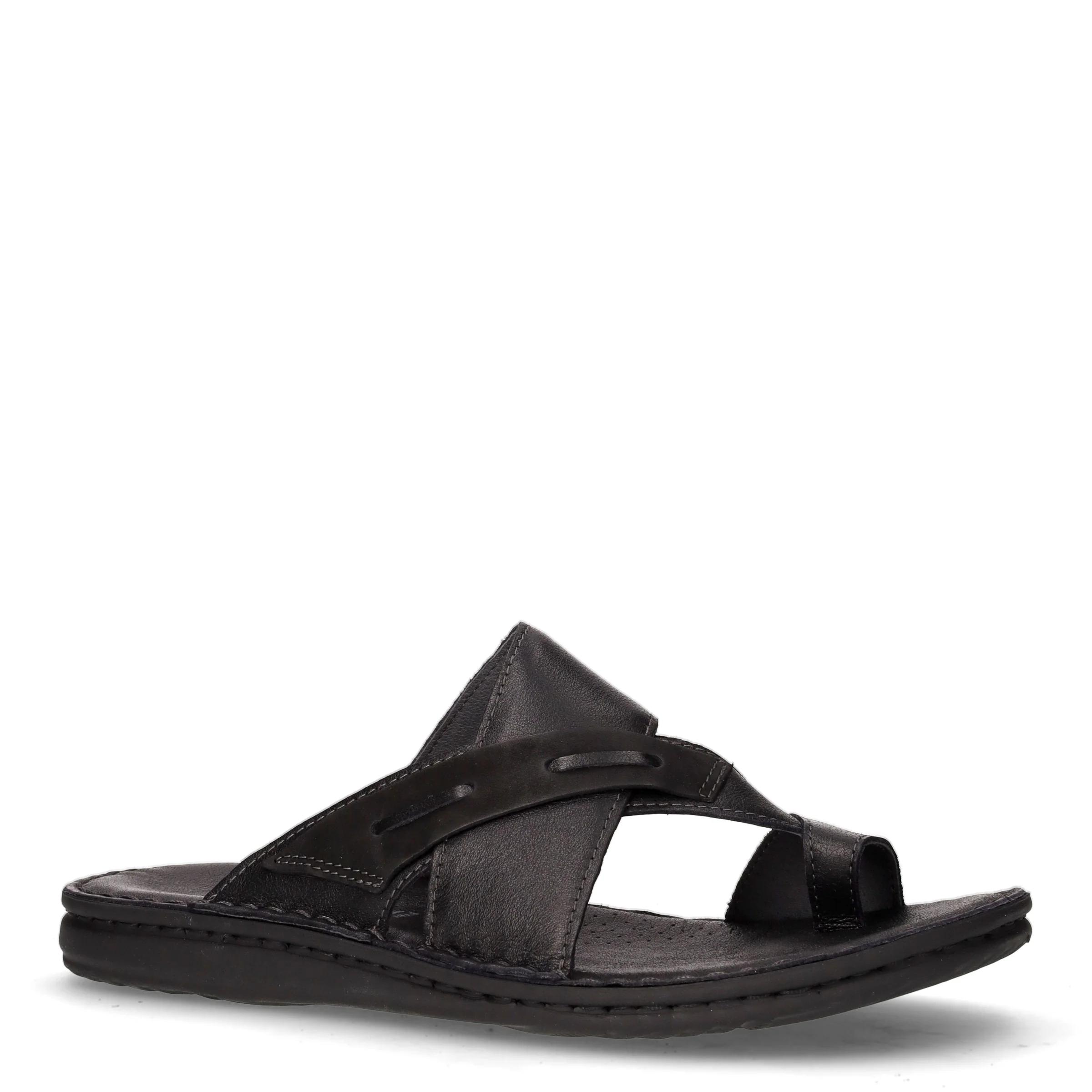 Ciabatta aperta in pelle nero - Image 2