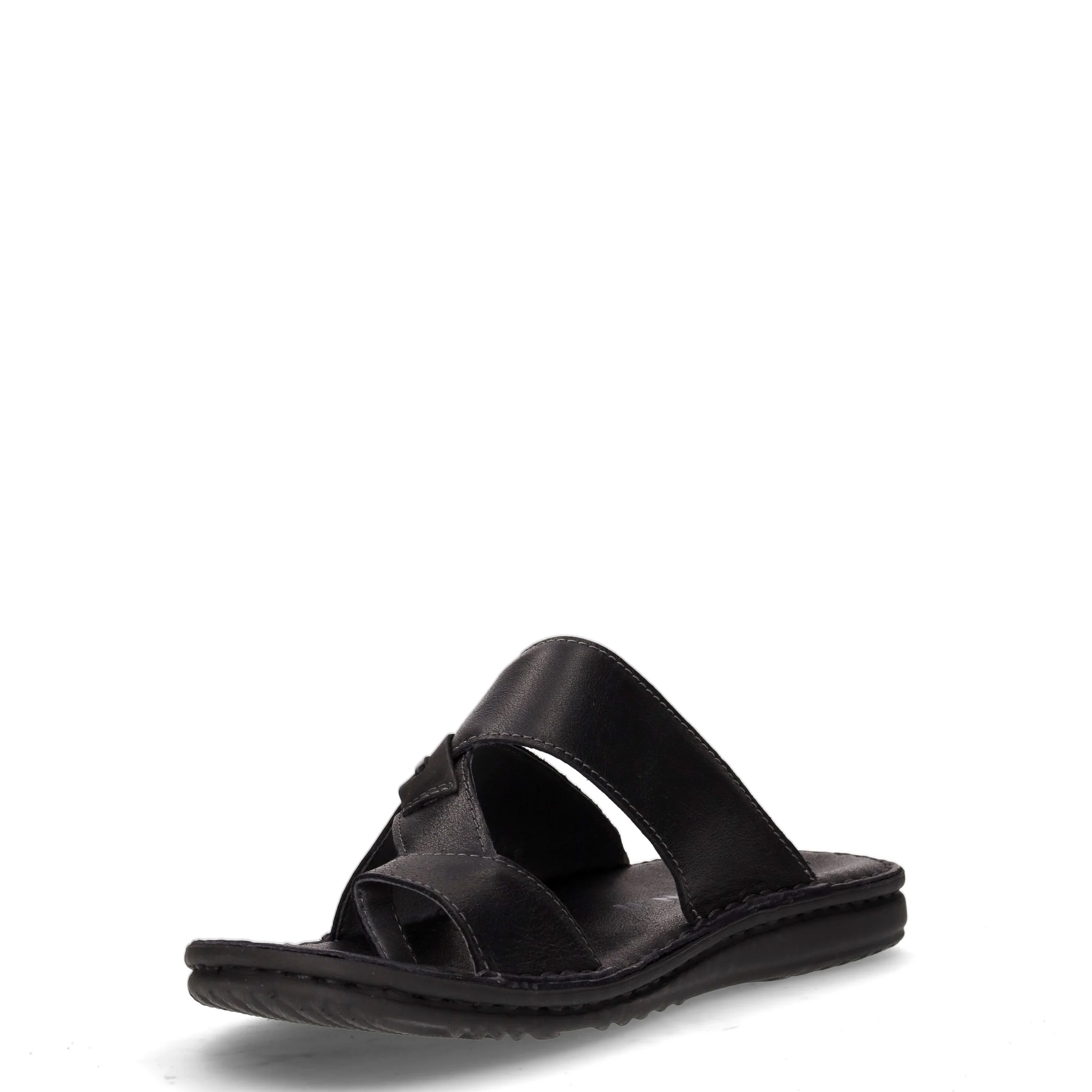 Ciabatta aperta in pelle nero - Image 3