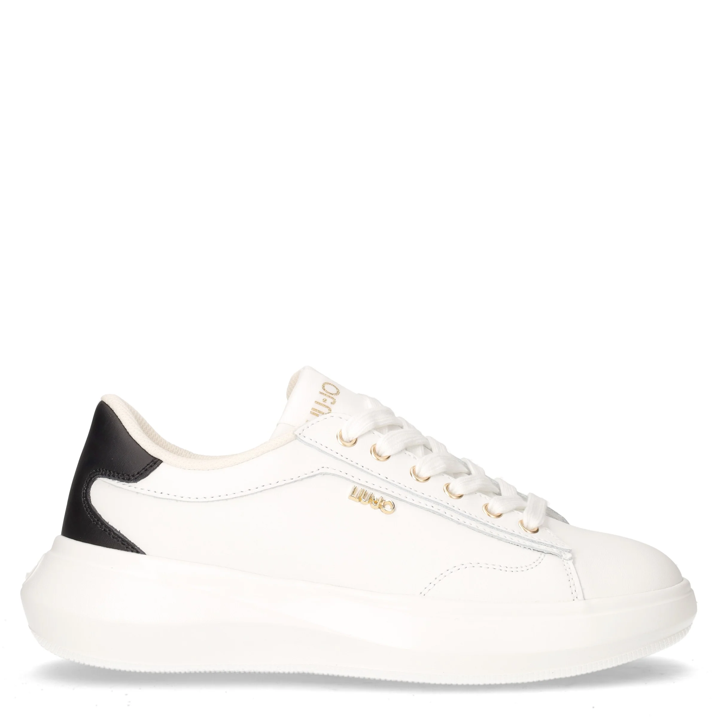 Casper 01 sneaker in pelle bianco nero