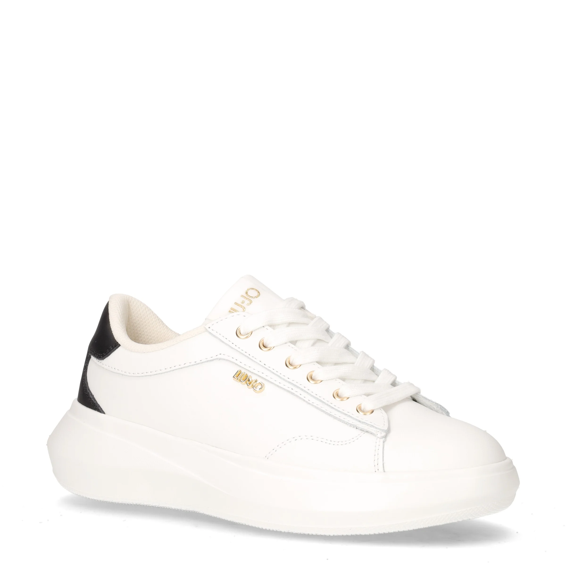 Casper 01 sneaker in pelle bianco nero - Image 2