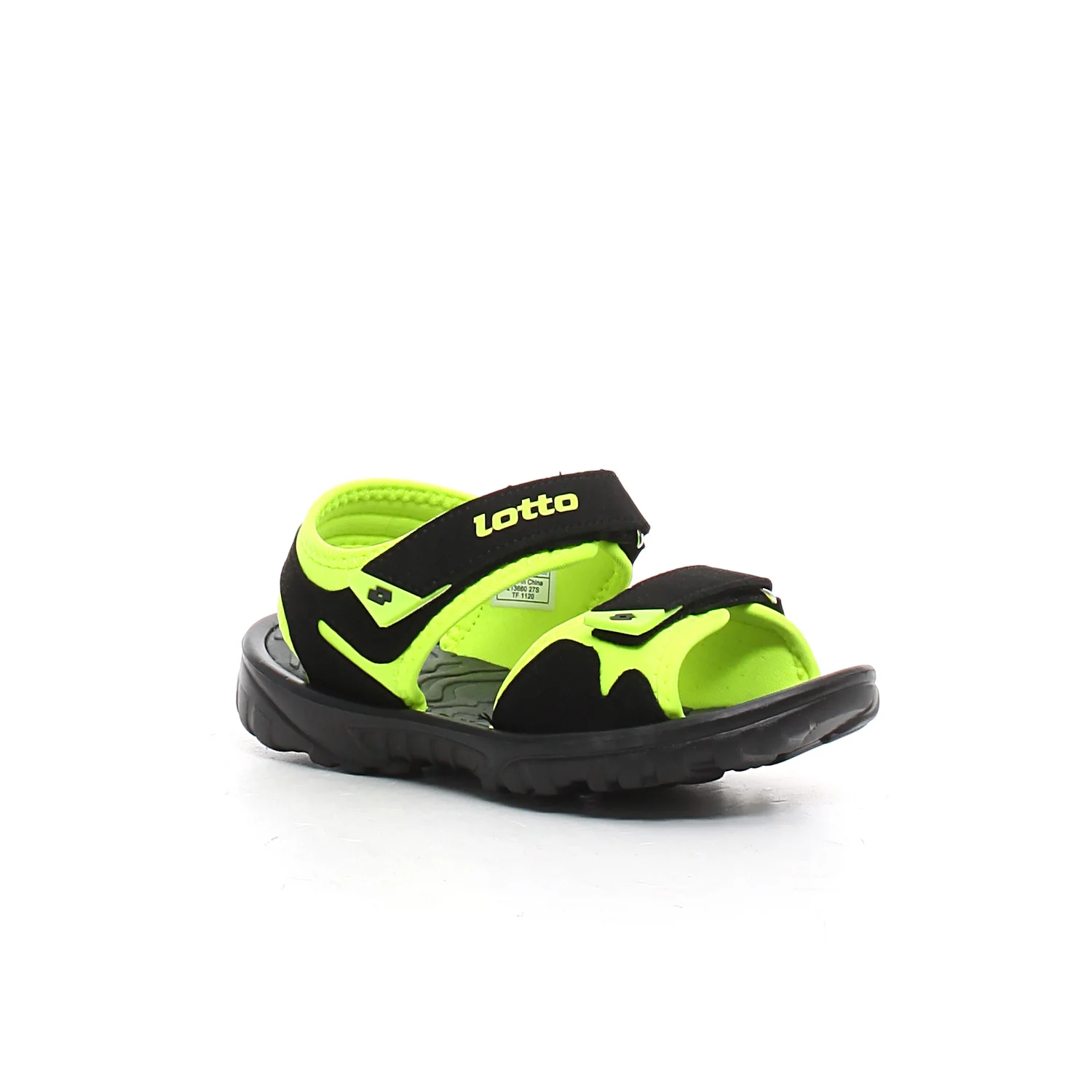 Las Rochas IV sandalo bambino giallo fluo nero - Image 2