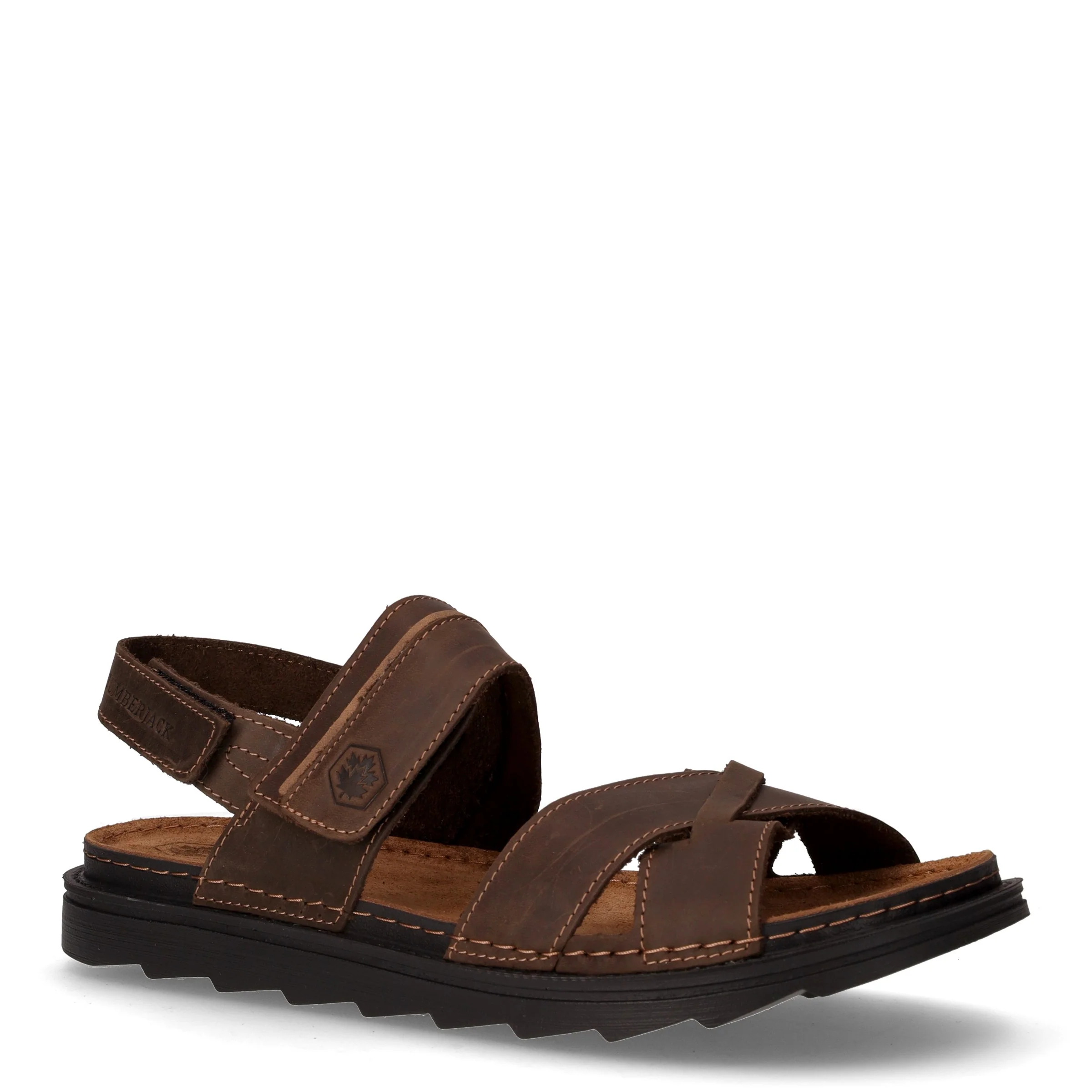 Asher sandalo sportivo in pelle marrone - Image 2