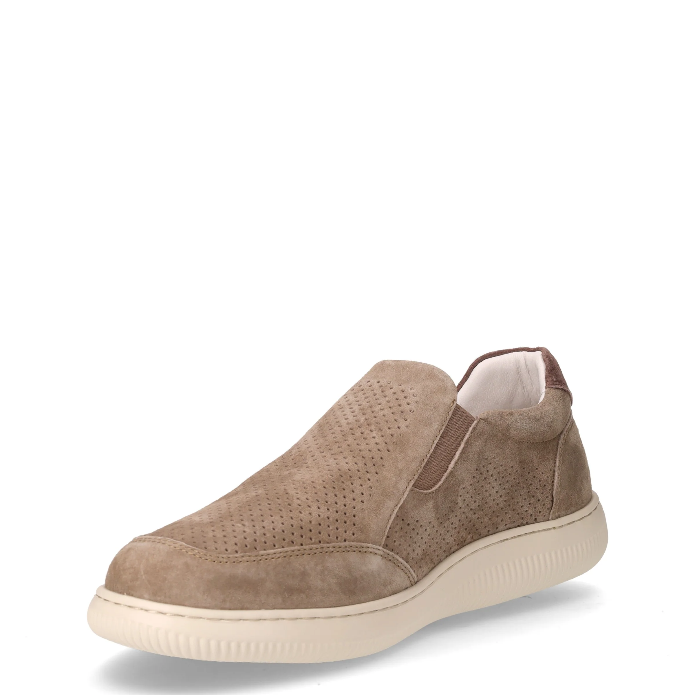 Evo mocassino sportivo in pelle mandorla taupe - Image 3