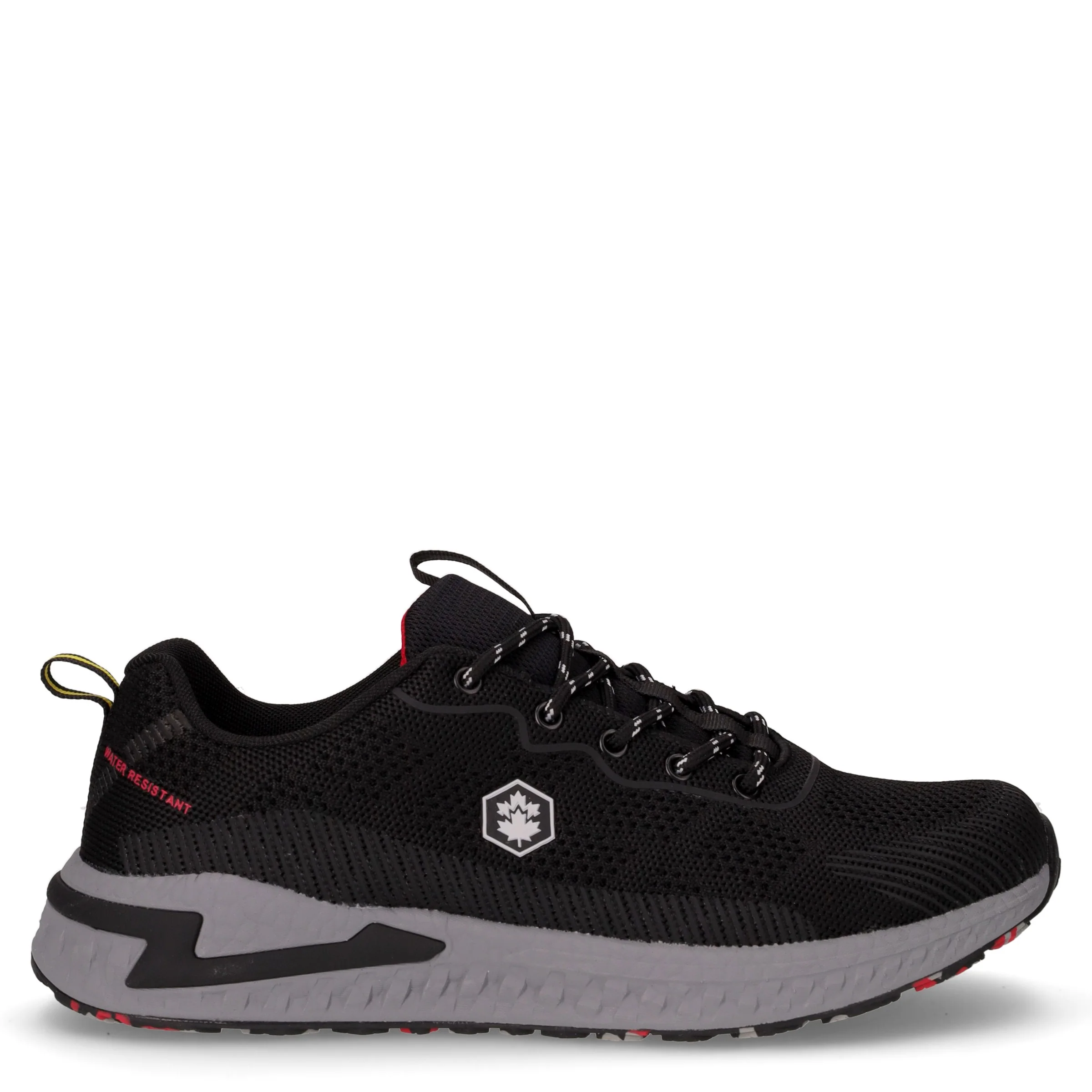 Line sneaker outdoor in tessuto nero