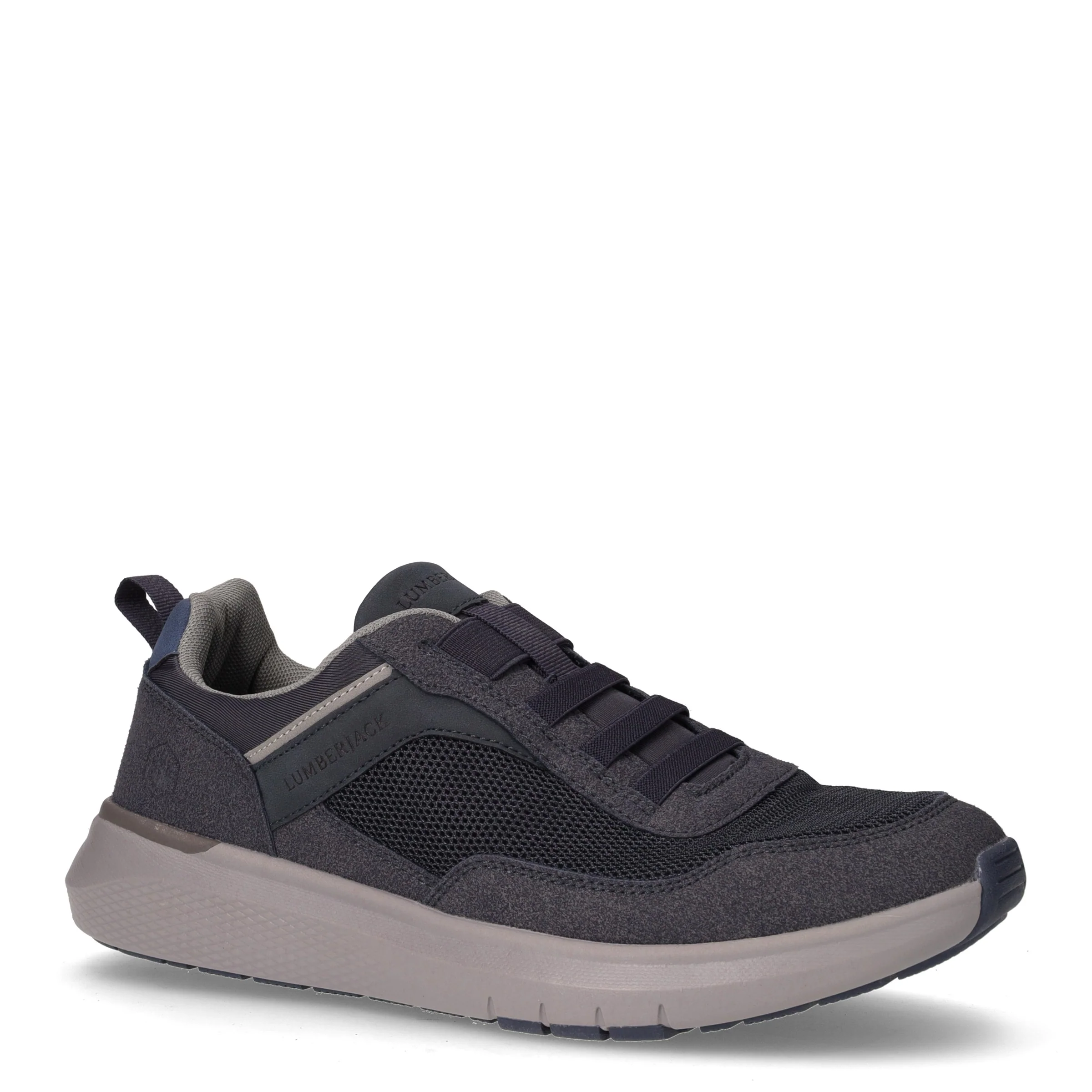 Neil sneaker in tessuto ed ecopelle navy blu - Image 2