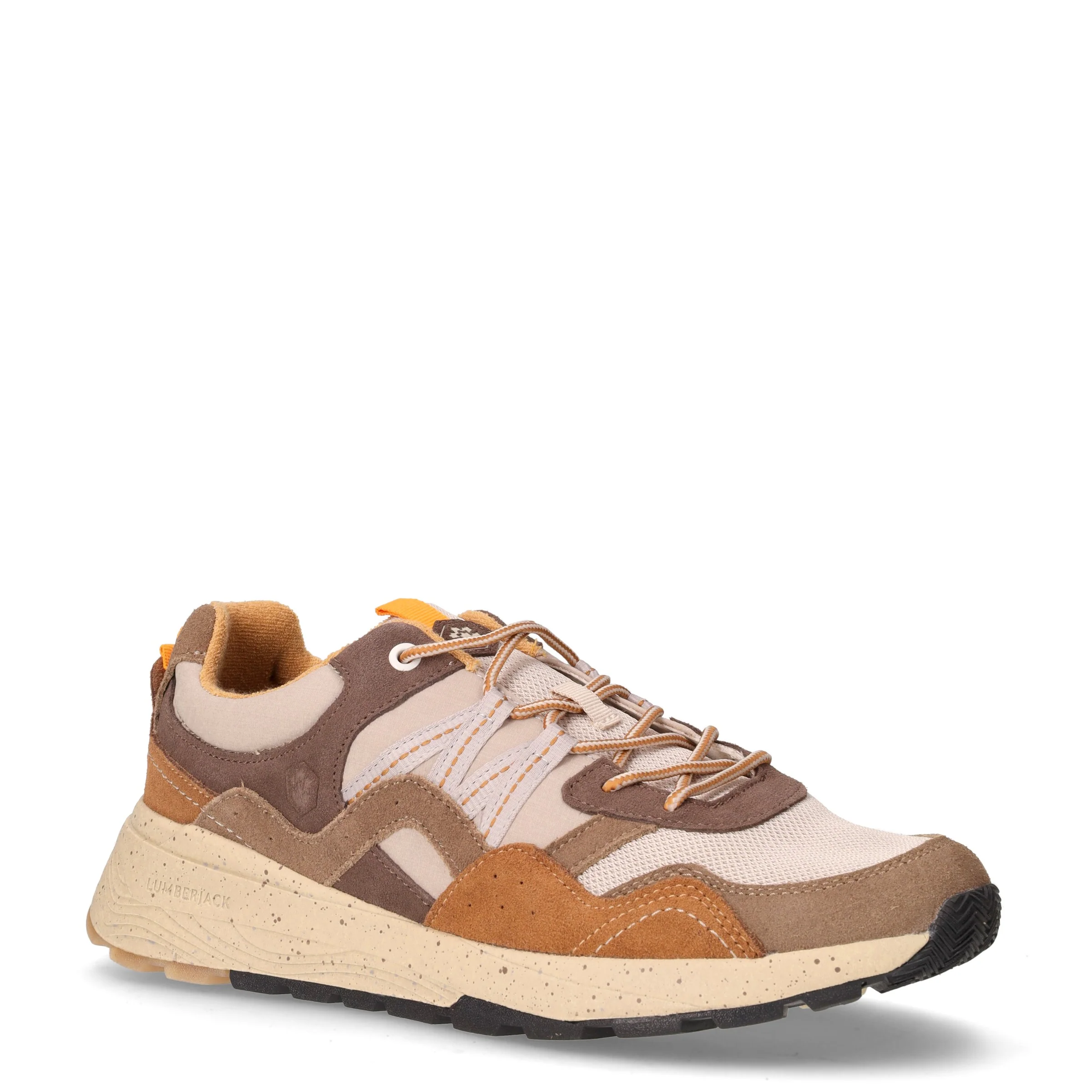 Wilfred sneaker in pelle e tessuto sabbia marrone - Image 2