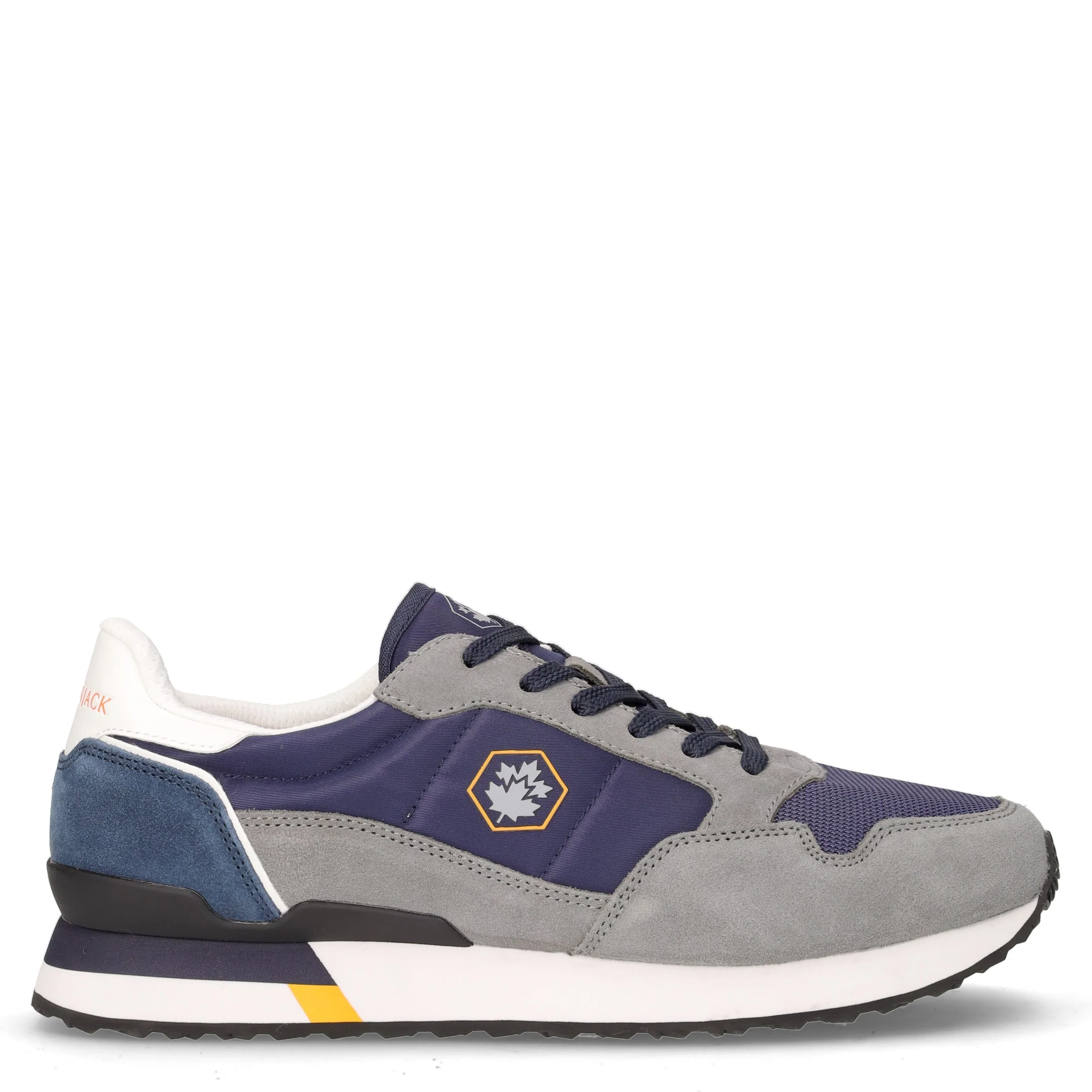 Wilson sneaker in pelle e tessuto grigio navy blu